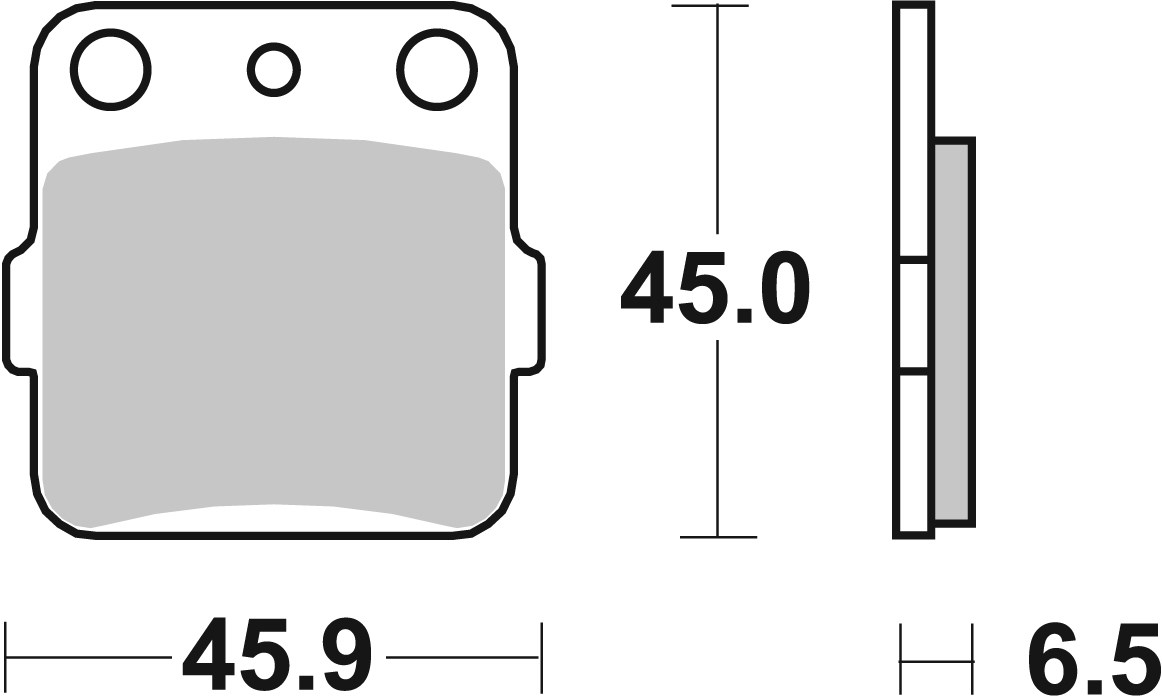 Brzdové obloženie BREMBO 07HO22SD