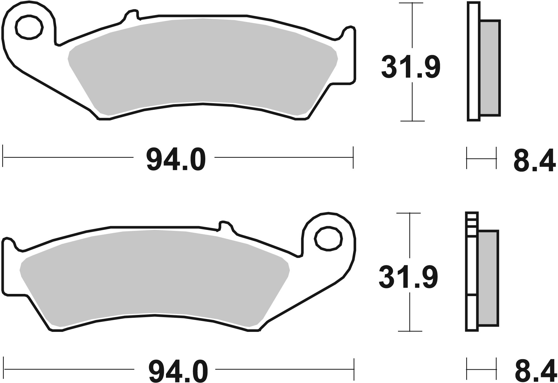 Brzdové obloženie BREMBO 07HO29SP