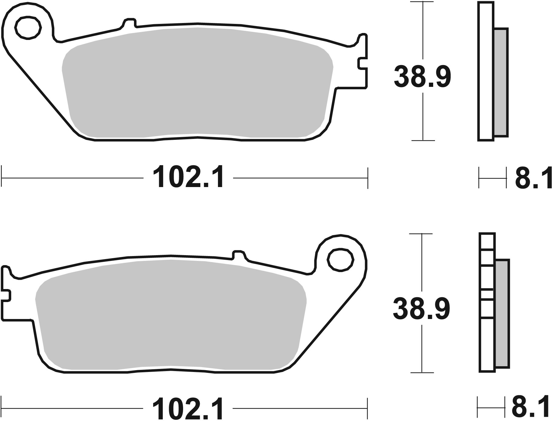 Brzdové obloženie BREMBO 07HO3005 CC ROAD pre VOGE 125 R 2023-2026