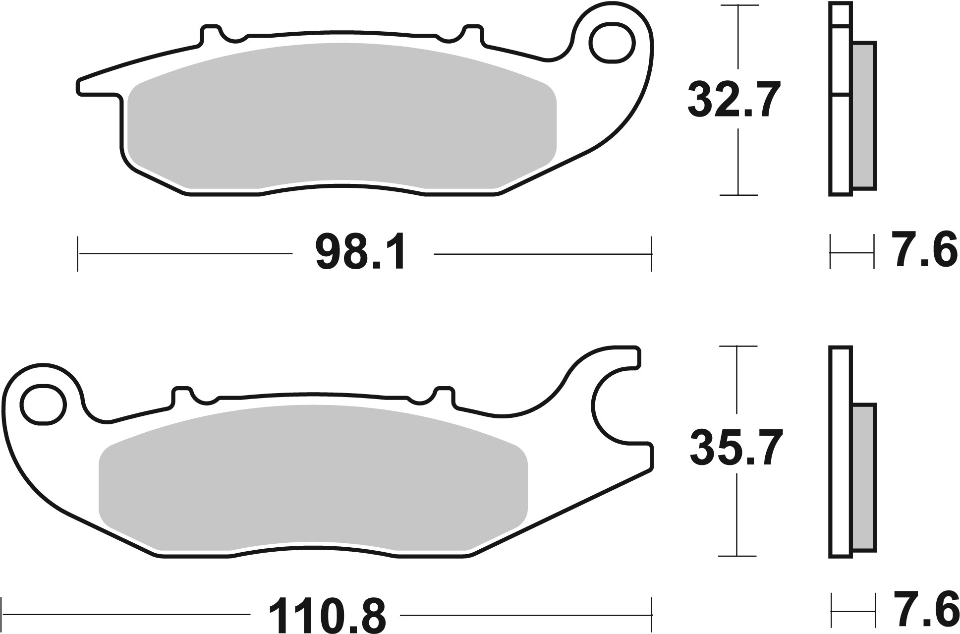 Brzdové obloženie BREMBO 07HO5606 CC ROAD