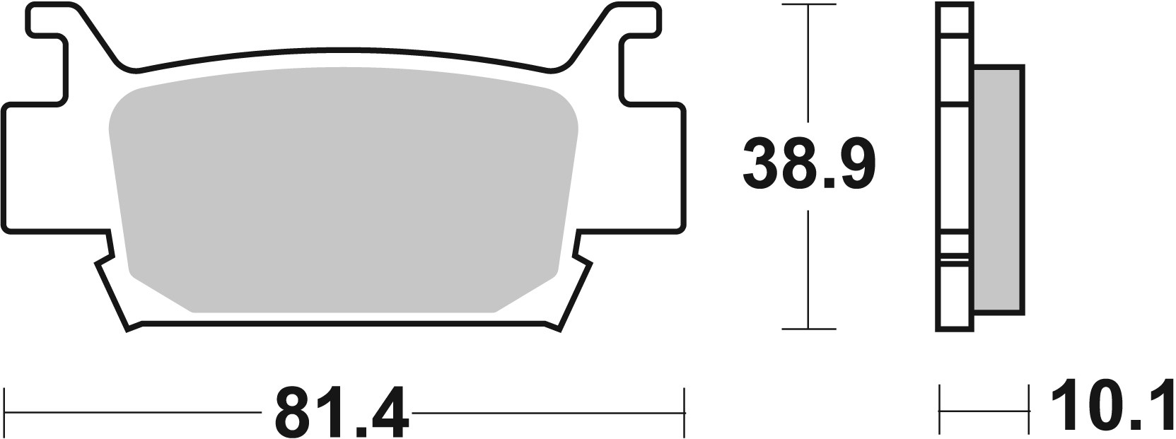 Brzdové obloženie BREMBO 07HO58SD