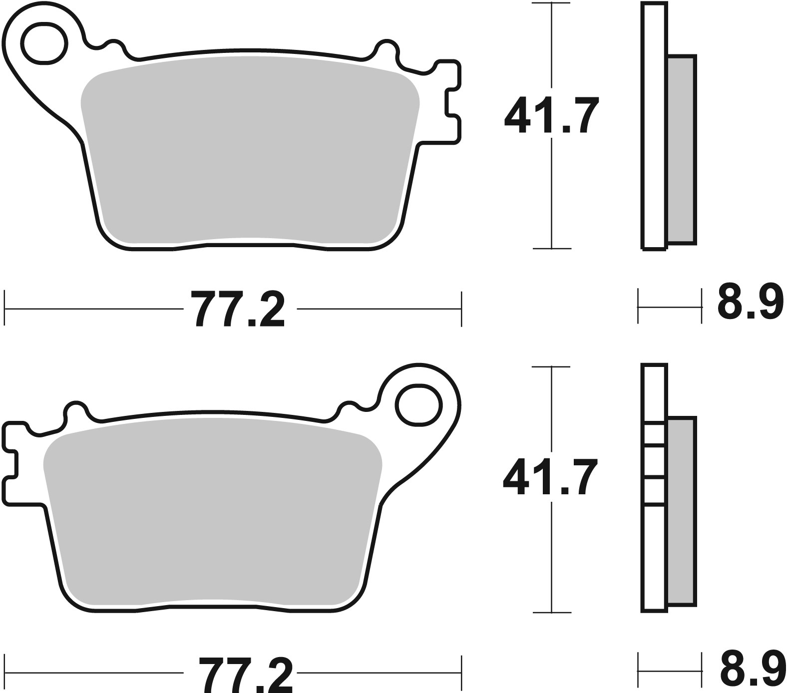 Brzdové obloženie BREMBO 07HO59SP