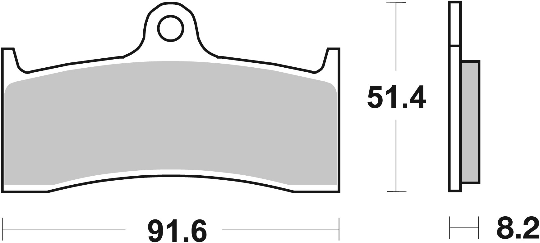 Brzdové obloženie BREMBO 07KA20SA