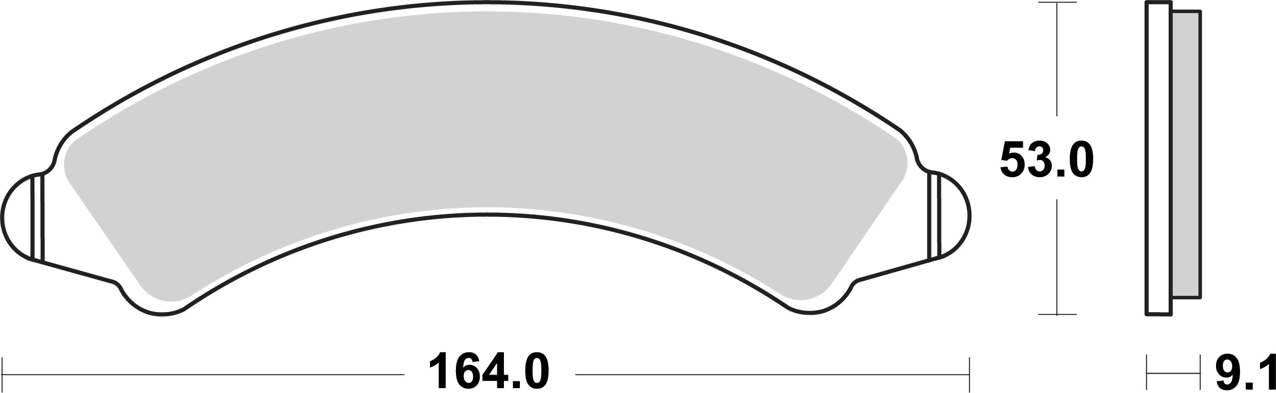 Brzdové obloženie BREMBO 07PO16SD