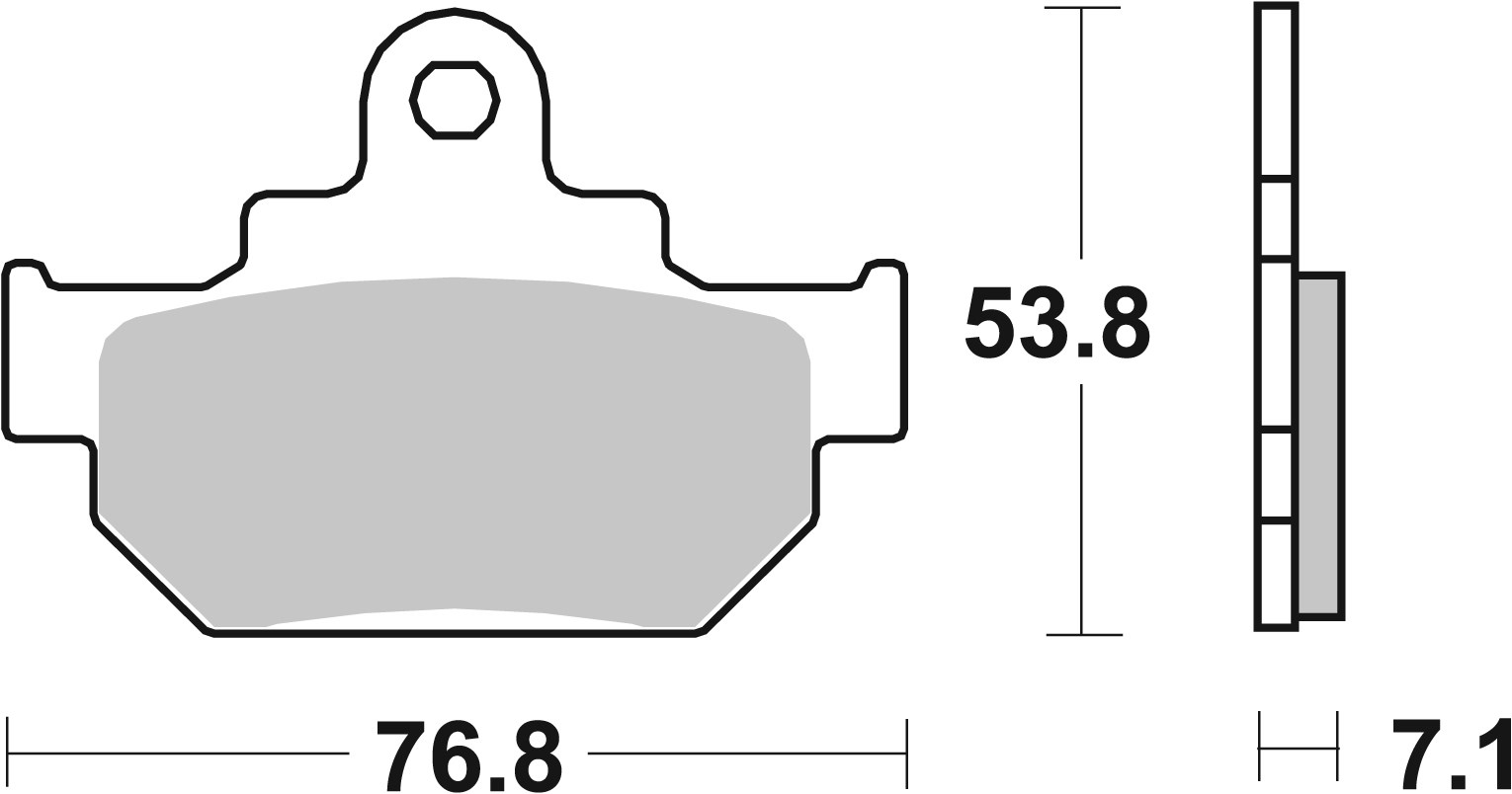 Brzdové obloženie BREMBO 07SU0904 CC ROAD