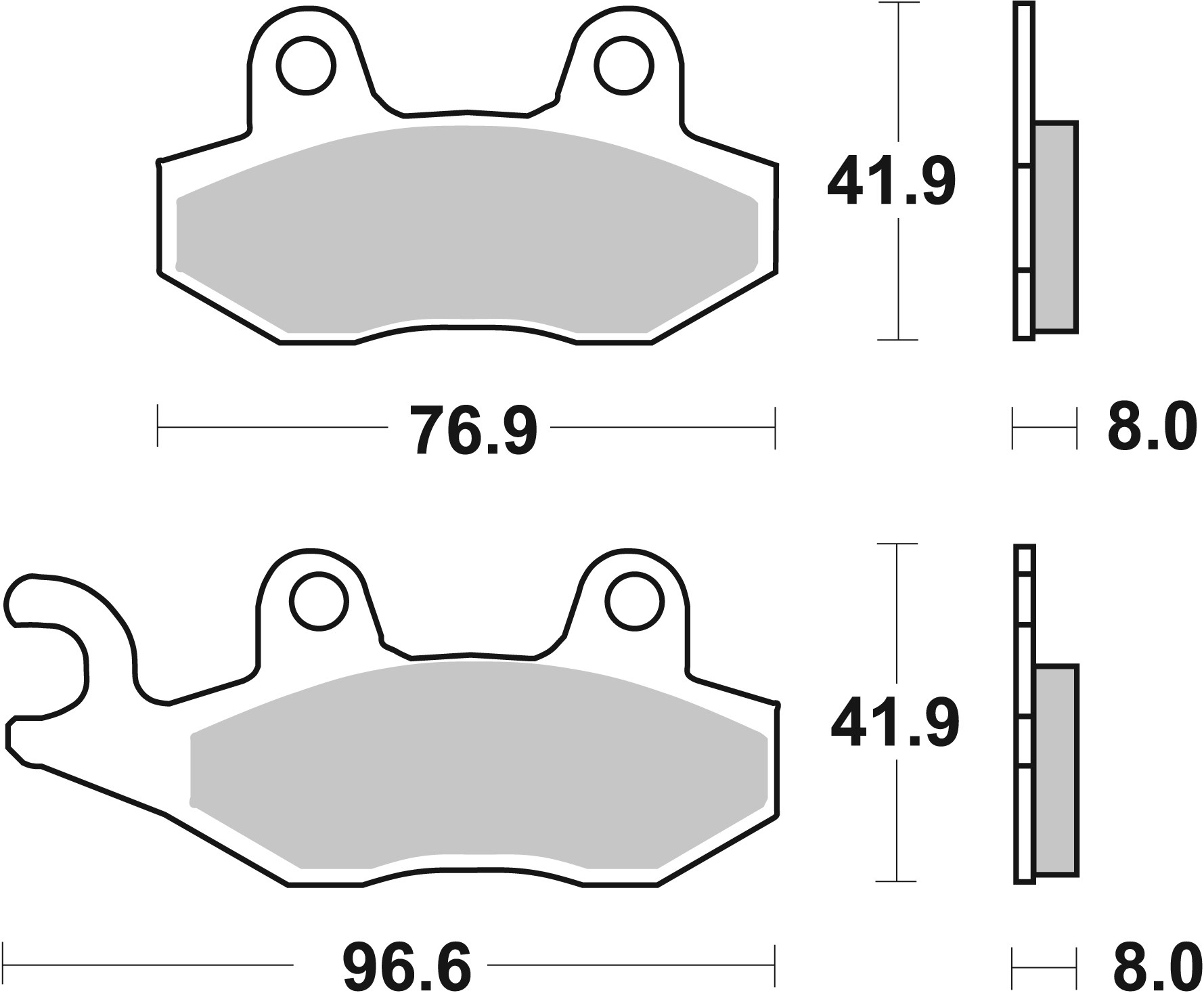 Brzdové obloženie BREMBO 07SU1215 GENUINE