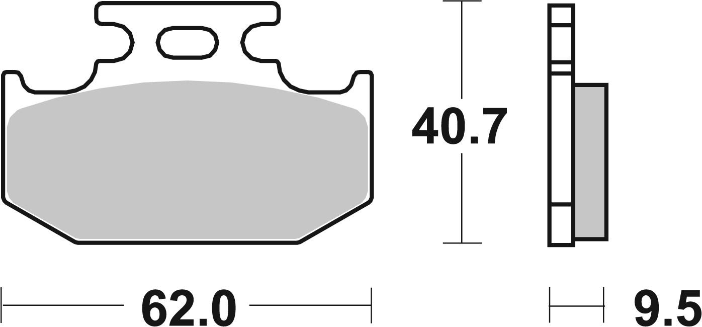 Brzdové obloženie BREMBO 07SU18TT