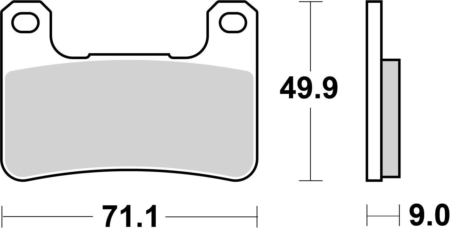 Brzdové obloženie BREMBO 07SU27SR
