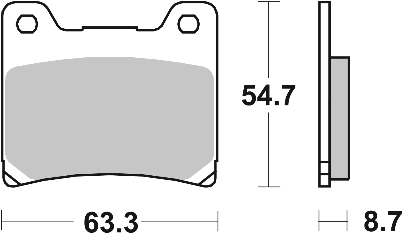 Brzdové obloženie BREMBO 07YA11SP