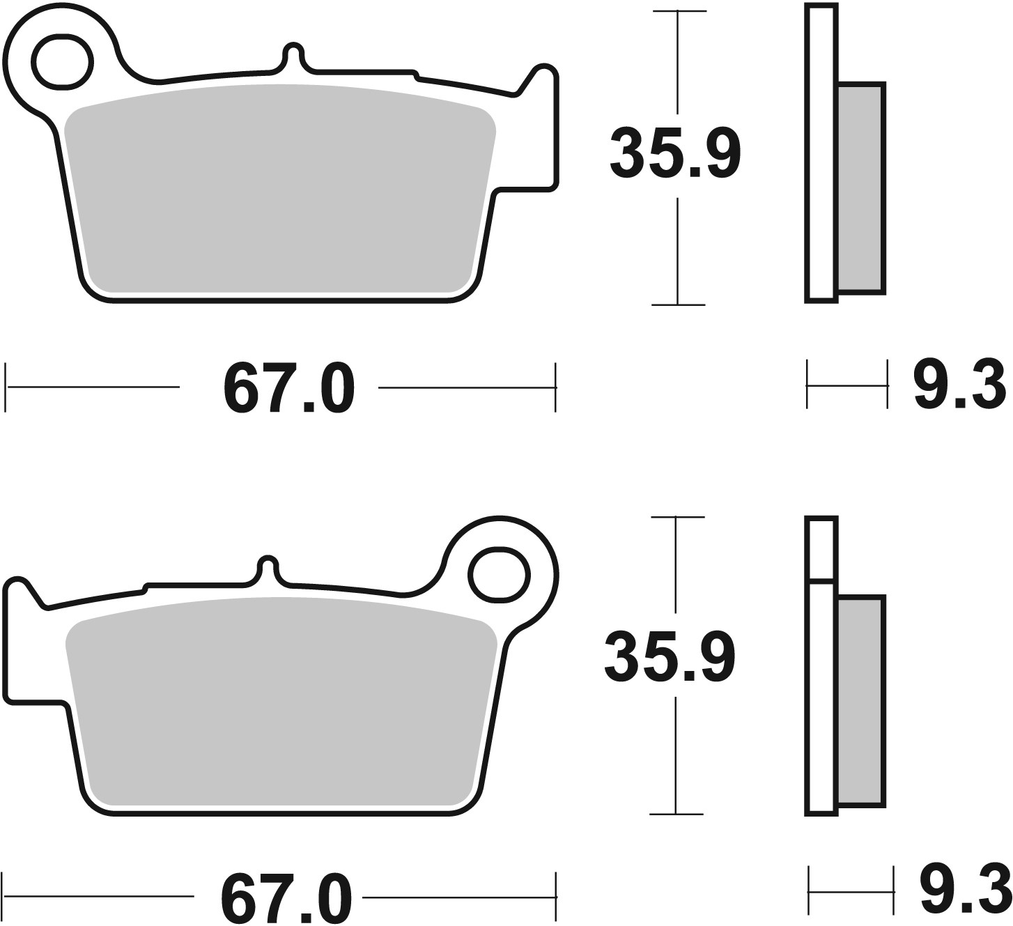 Brzdové obloženie BREMBO 07YA41CC CC ROAD