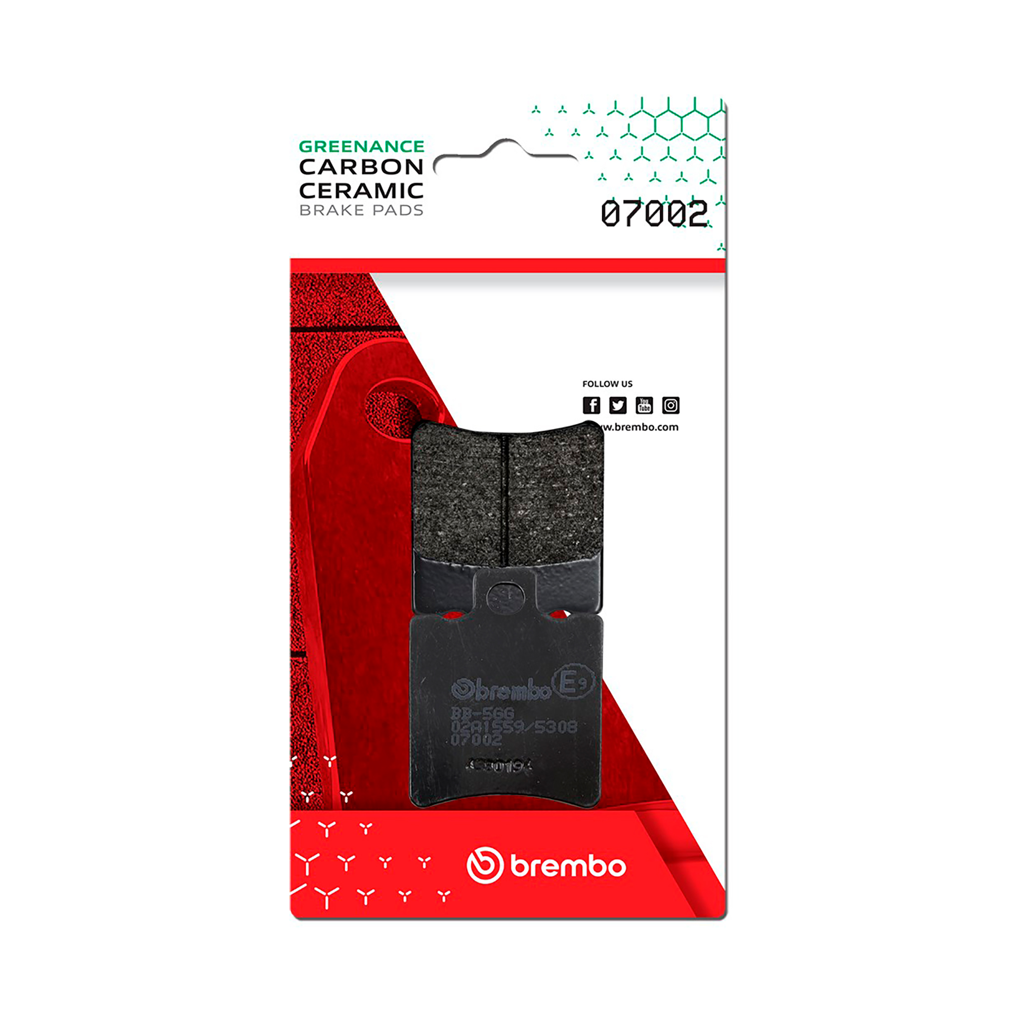 Brzdové obloženie BREMBO 07002 CC SCOOTER