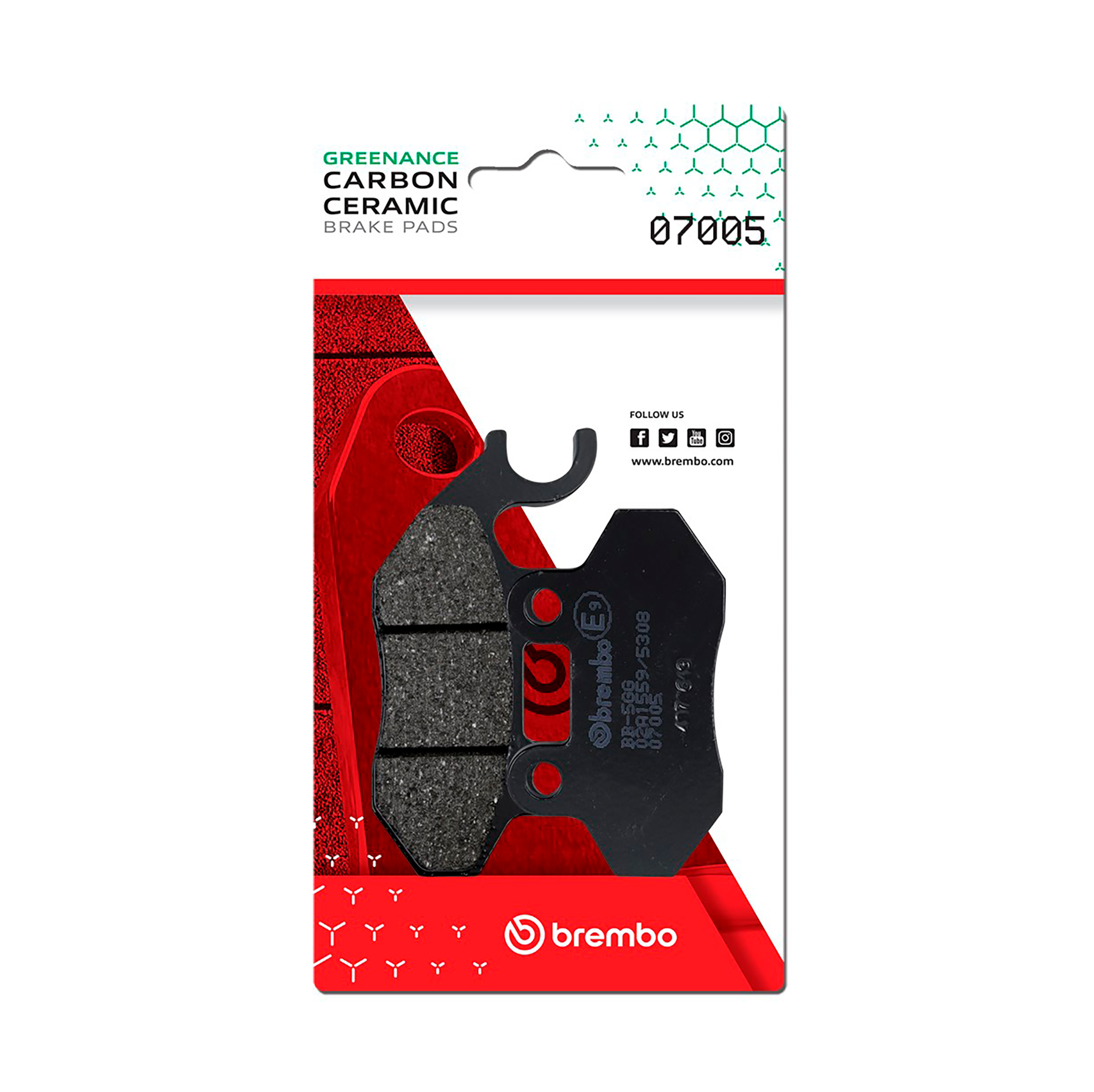 Brzdové obloženie BREMBO 07005 CC SCOOTER