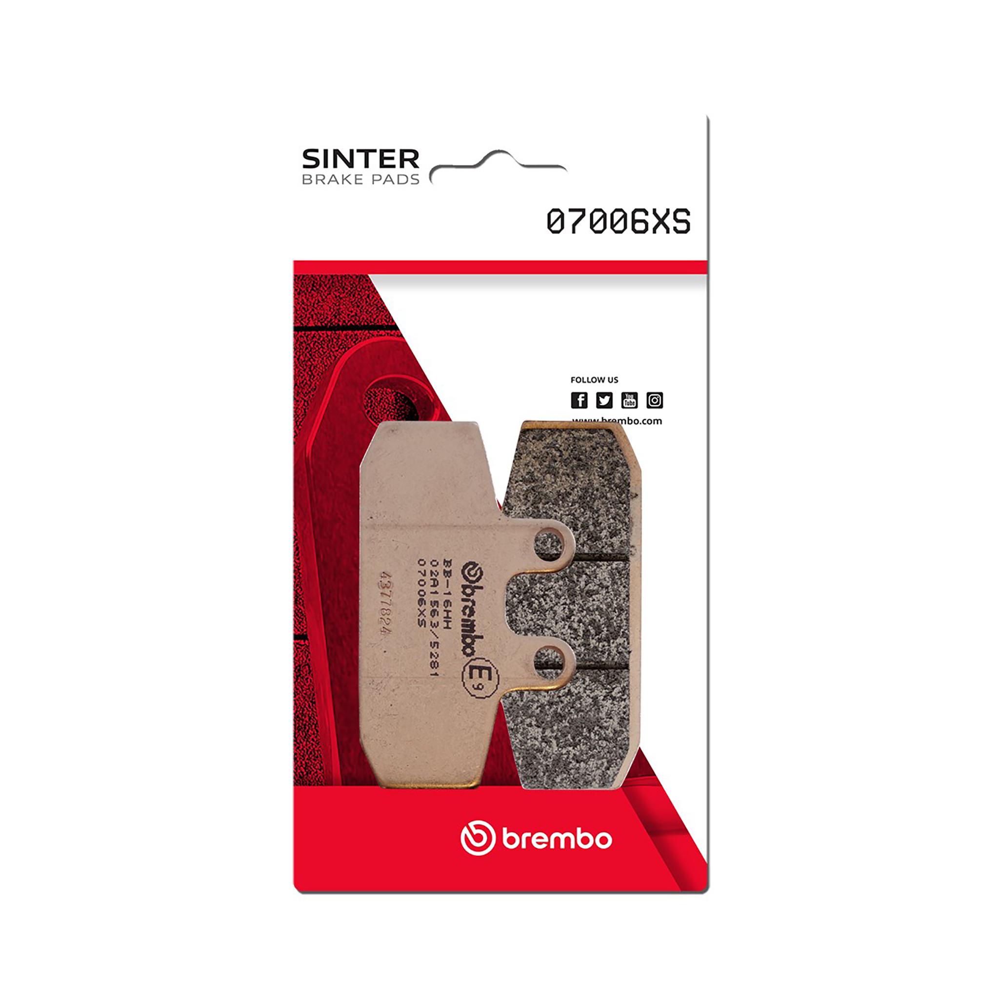 Brzdové obloženie BREMBO 07006XS
