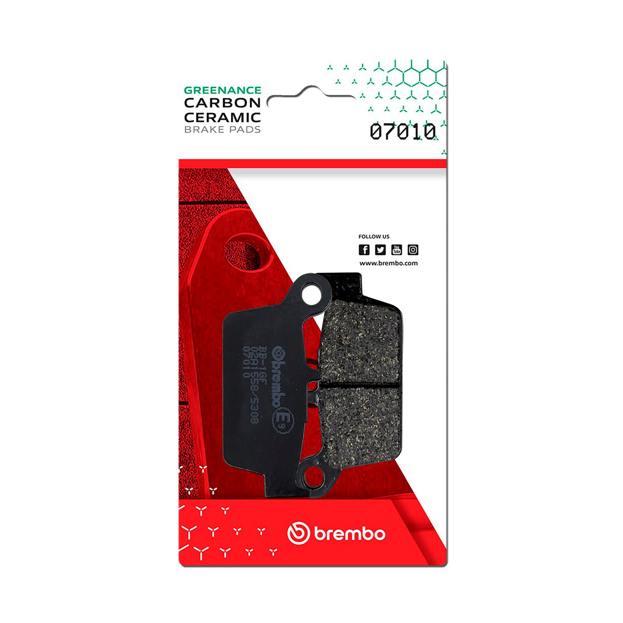 Brzdové obloženie BREMBO 07010 CC SCOOTER