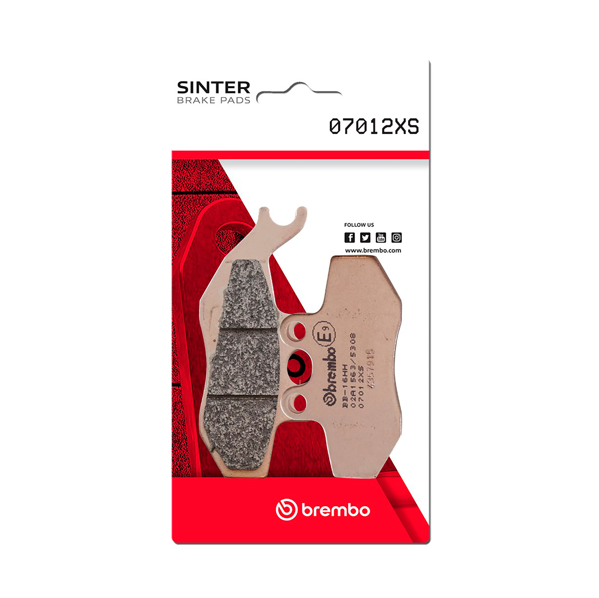 Brzdové obloženie BREMBO 07012XS