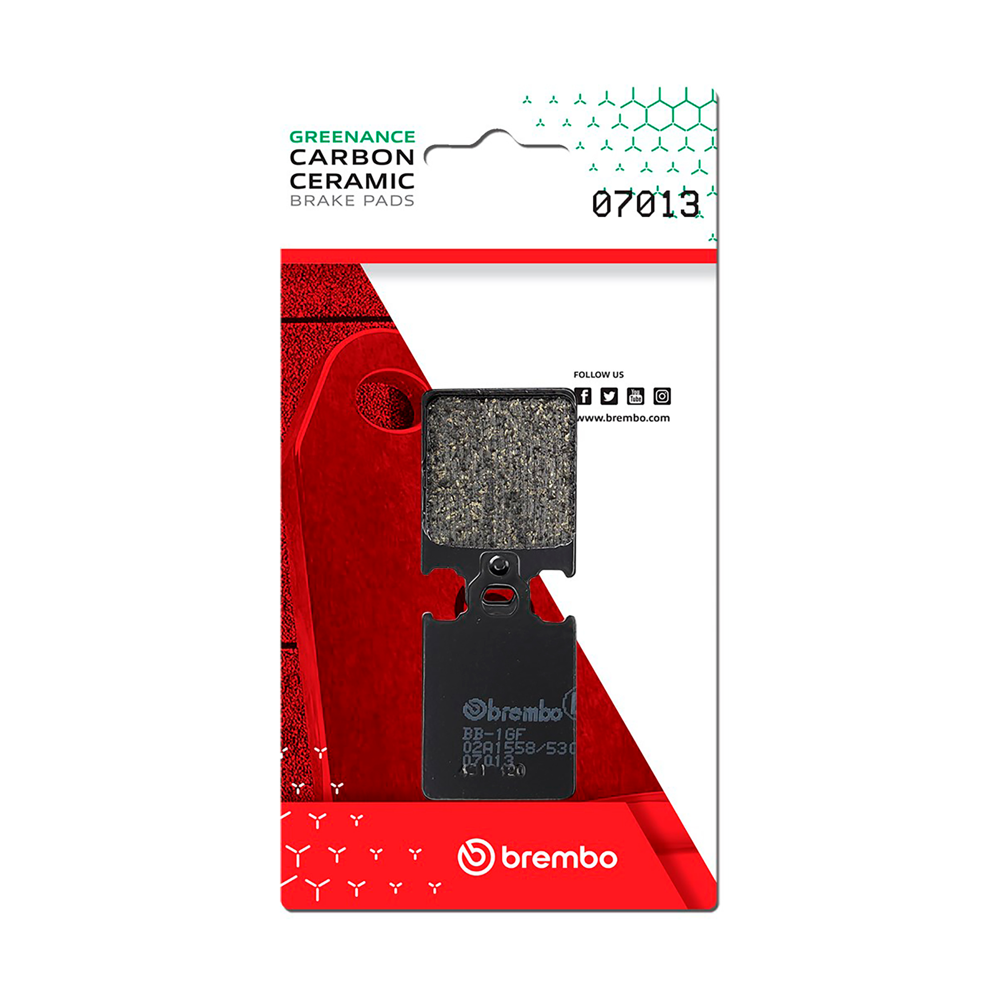 Brzdové obloženie BREMBO 07013 CC SCOOTER