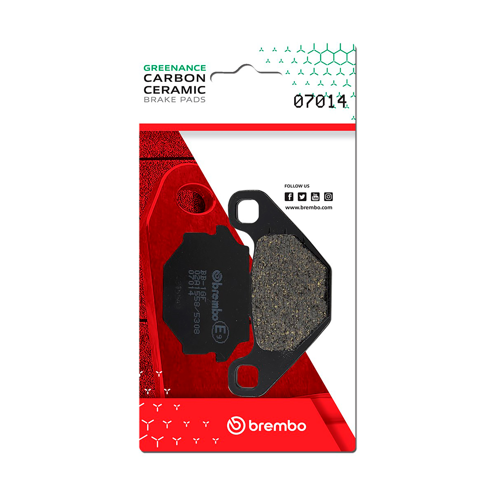 Brzdové obloženie BREMBO 07014 CC SCOOTER