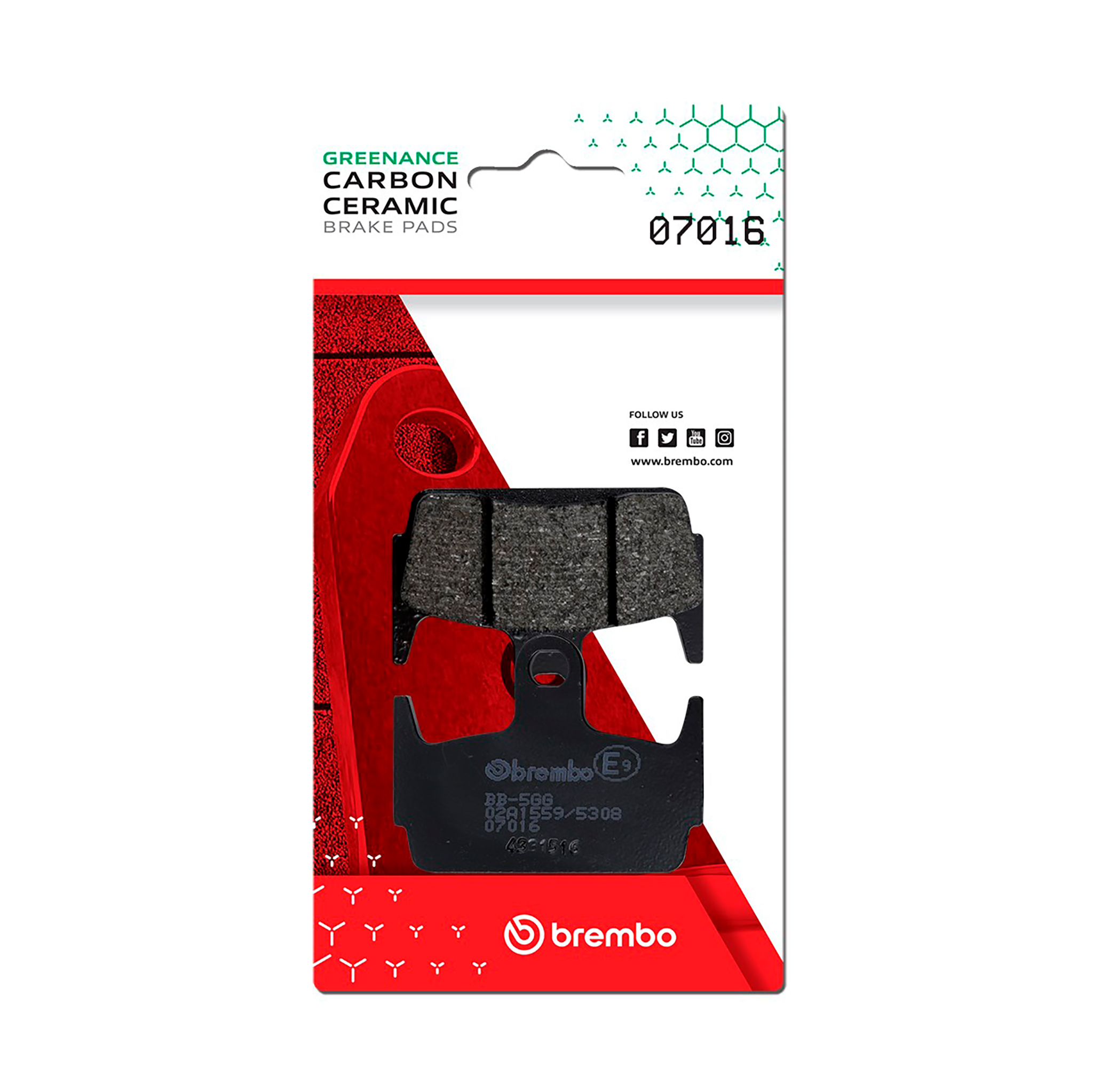 Brzdové obloženie BREMBO 07016 CC SCOOTER