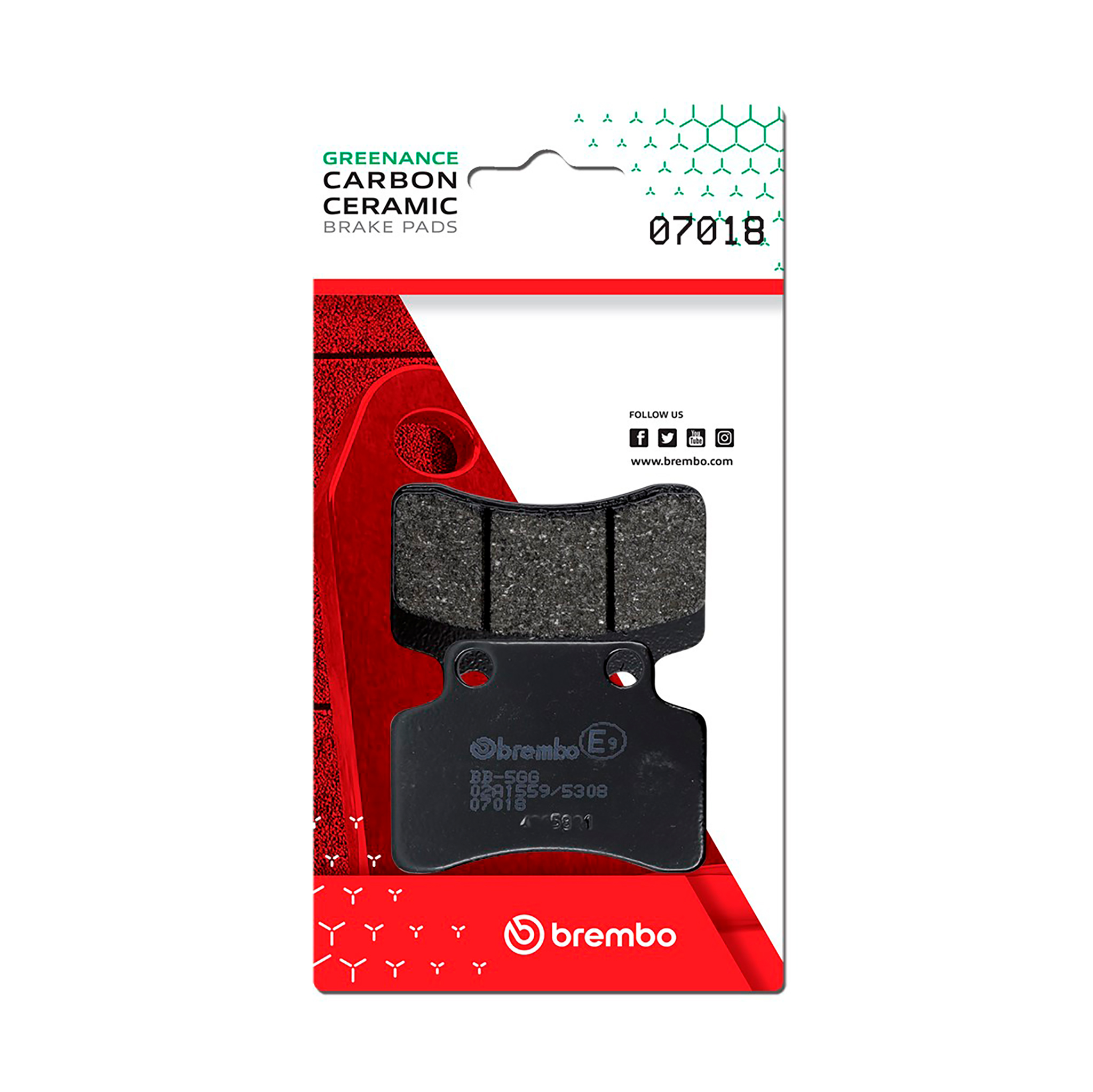Brzdové obloženie BREMBO 07018 CC SCOOTER