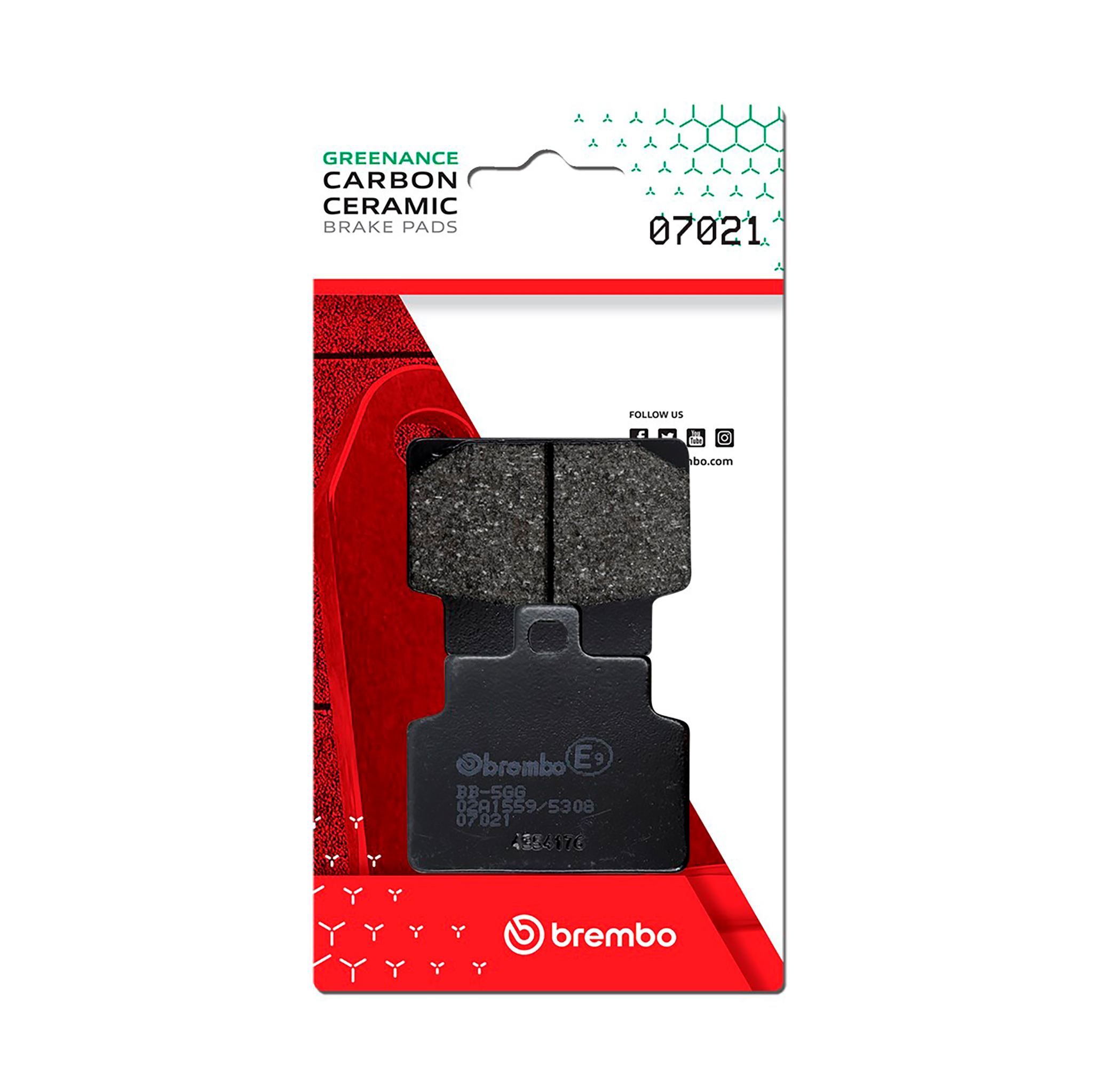 Brzdové obloženie BREMBO 07021 CC SCOOTER
