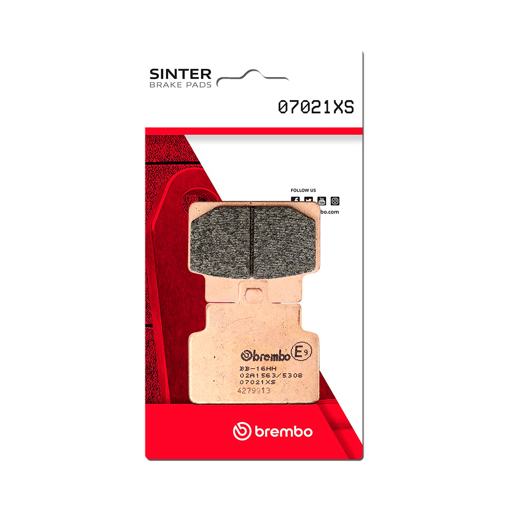 Brzdové obloženie BREMBO 07021XS