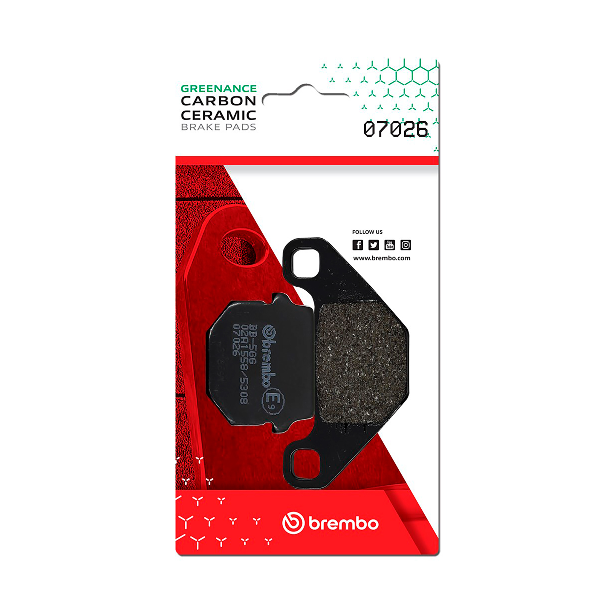 Brzdové obloženie BREMBO 07026 CC SCOOTER