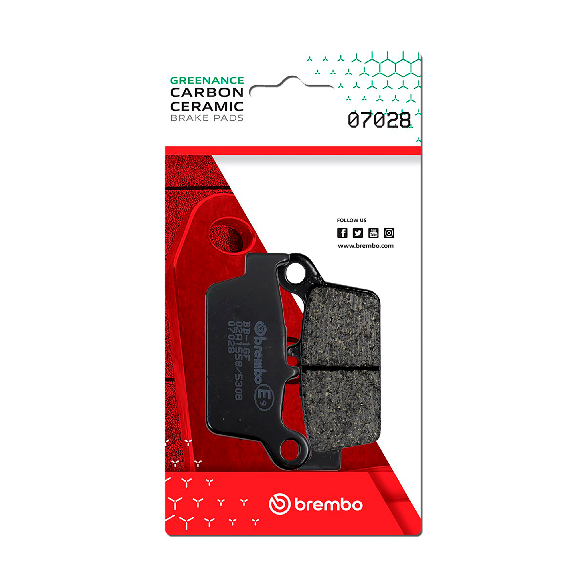 Brzdové obloženie BREMBO 07028 CC SCOOTER pre HONDA SRX 50 Shadow 1998-1999, HONDA SRX 90 Shadow 1999