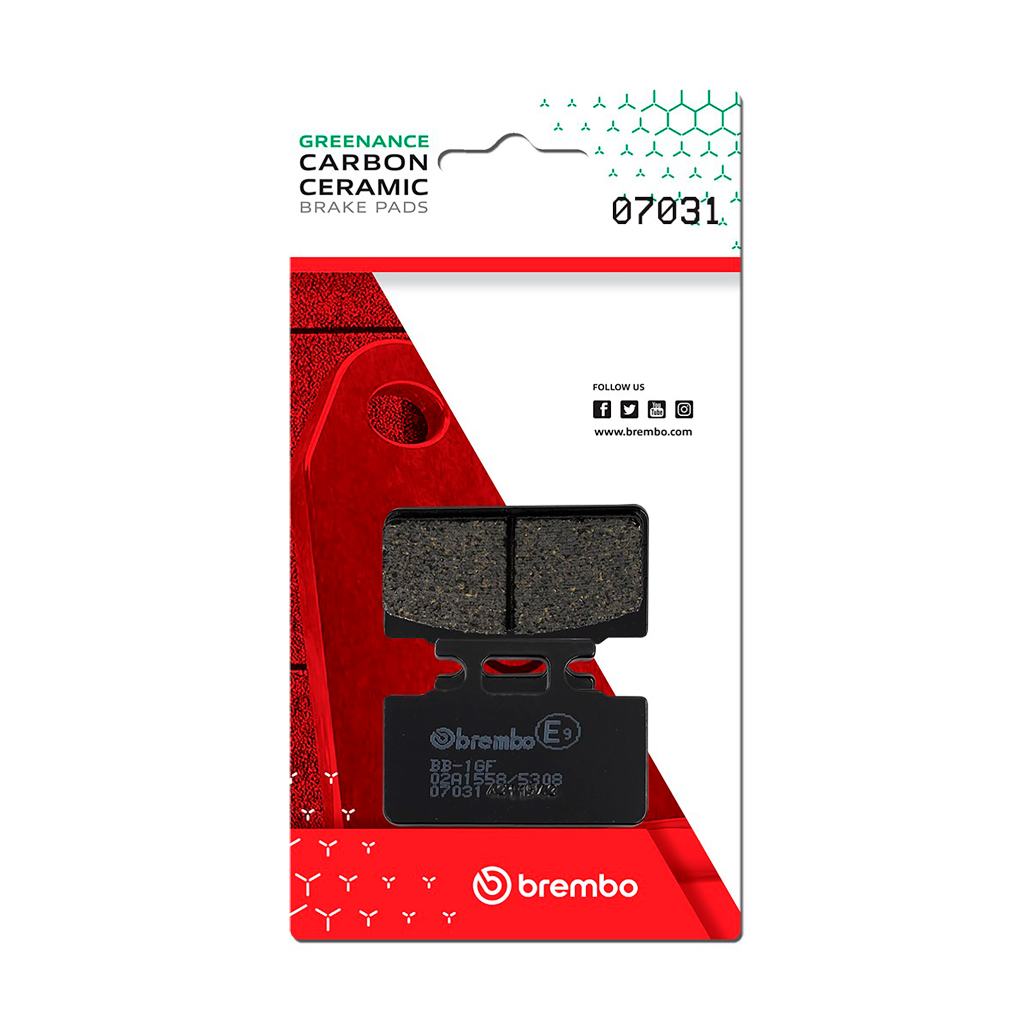 Brzdové obloženie BREMBO 07031 CC SCOOTER