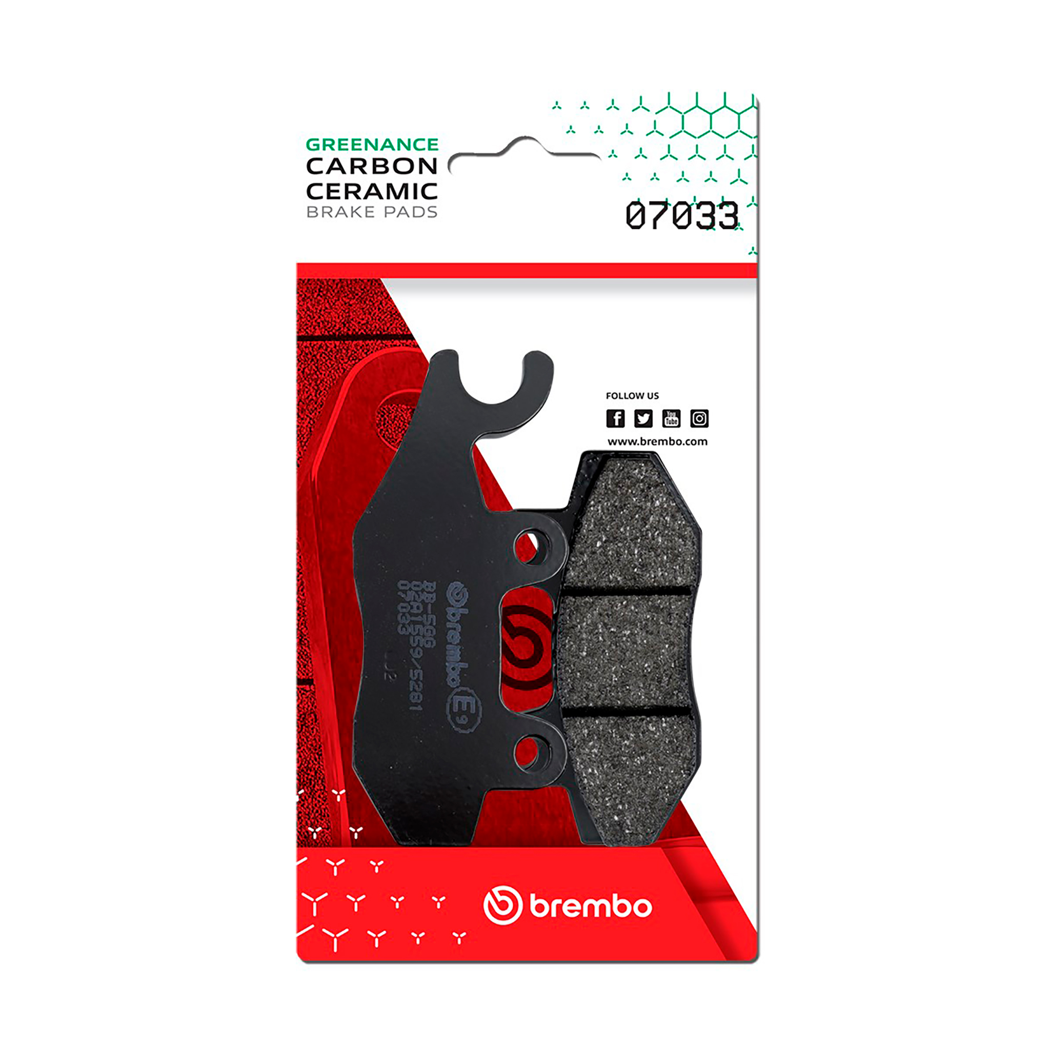 Brzdové obloženie BREMBO 07033 CC SCOOTER