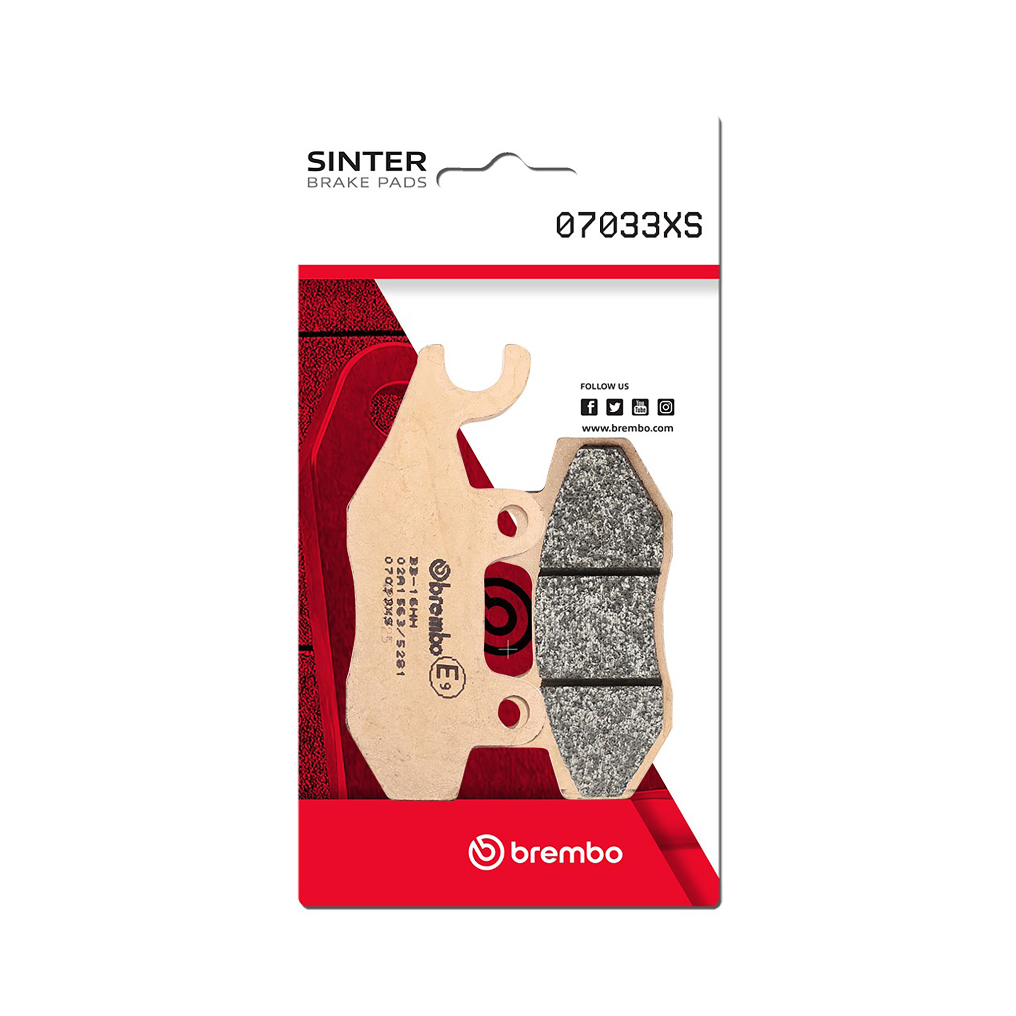 Brzdové obloženie BREMBO 07033XS