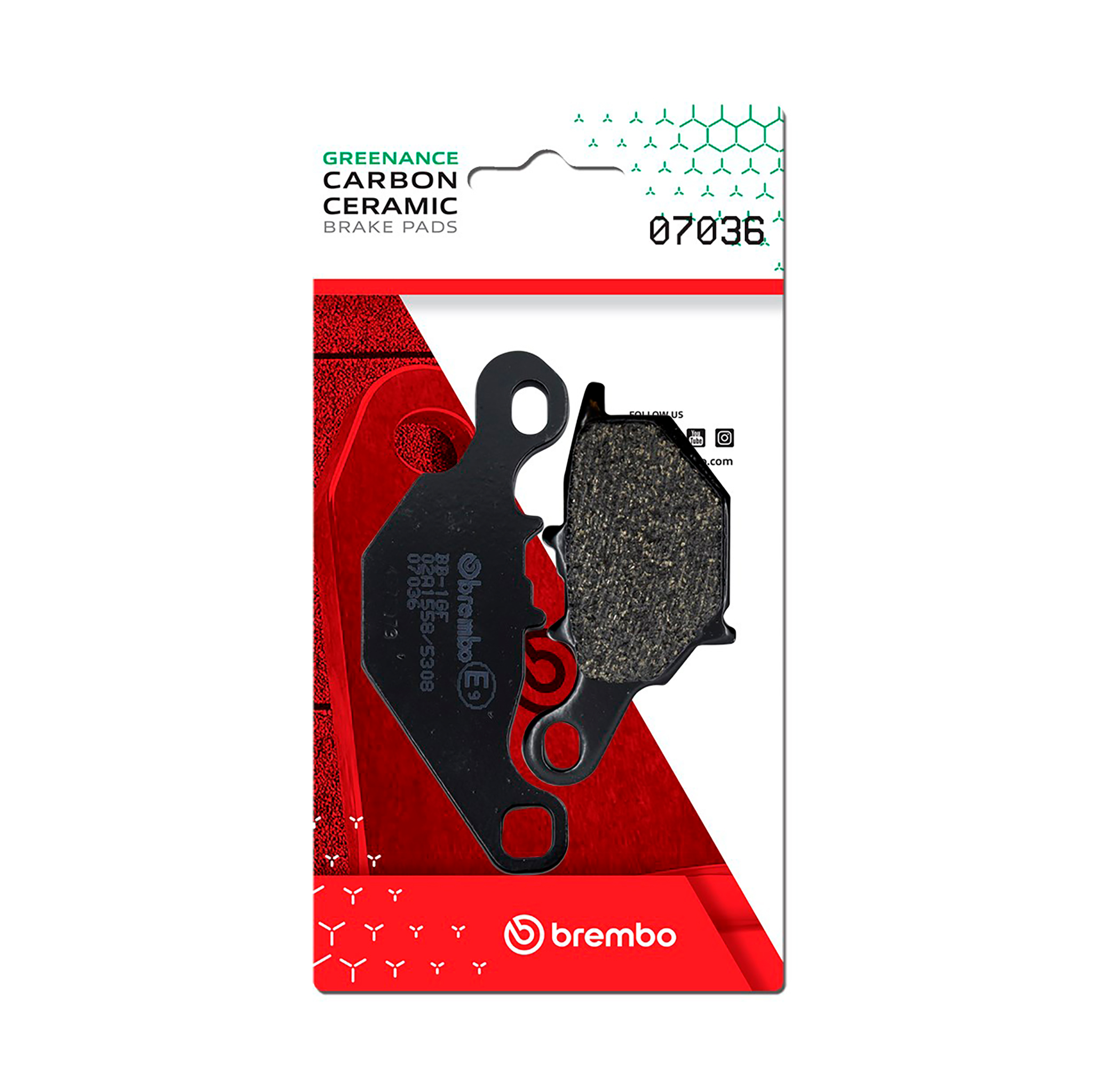 Brzdové obloženie BREMBO 07036 CC SCOOTER