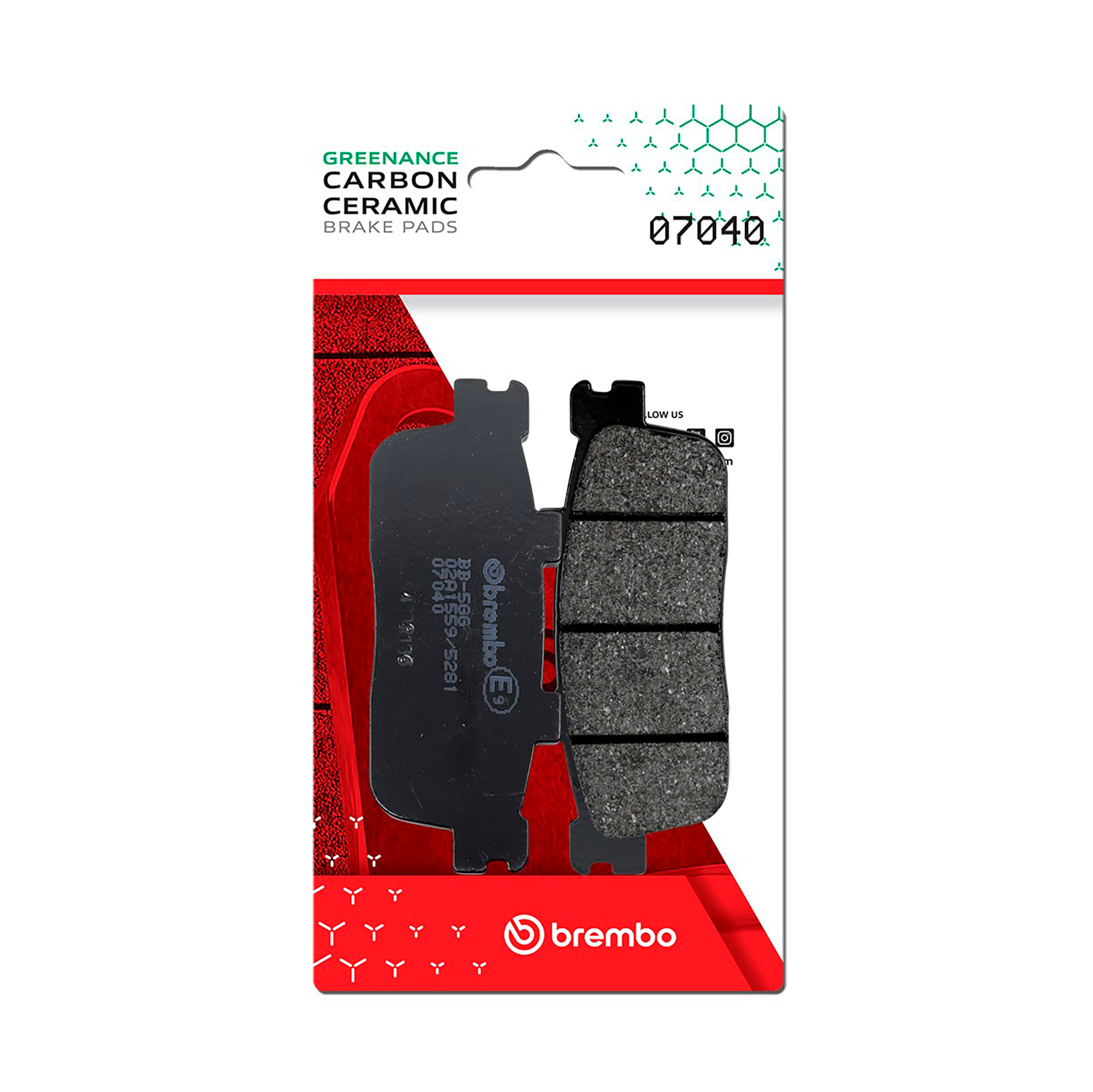 Brzdové obloženie BREMBO 07040 CC SCOOTER