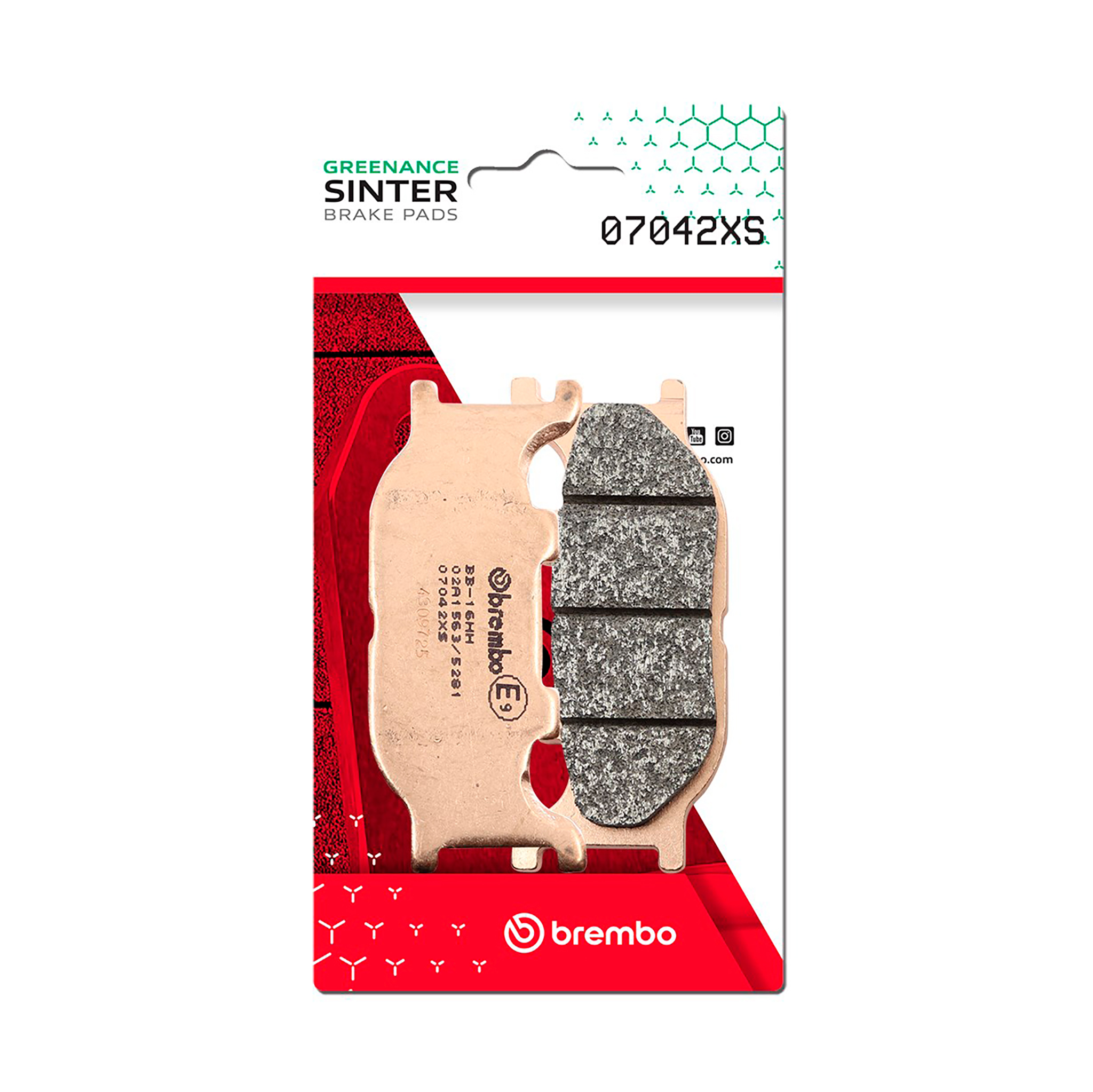 Brzdové obloženie BREMBO 07042XS