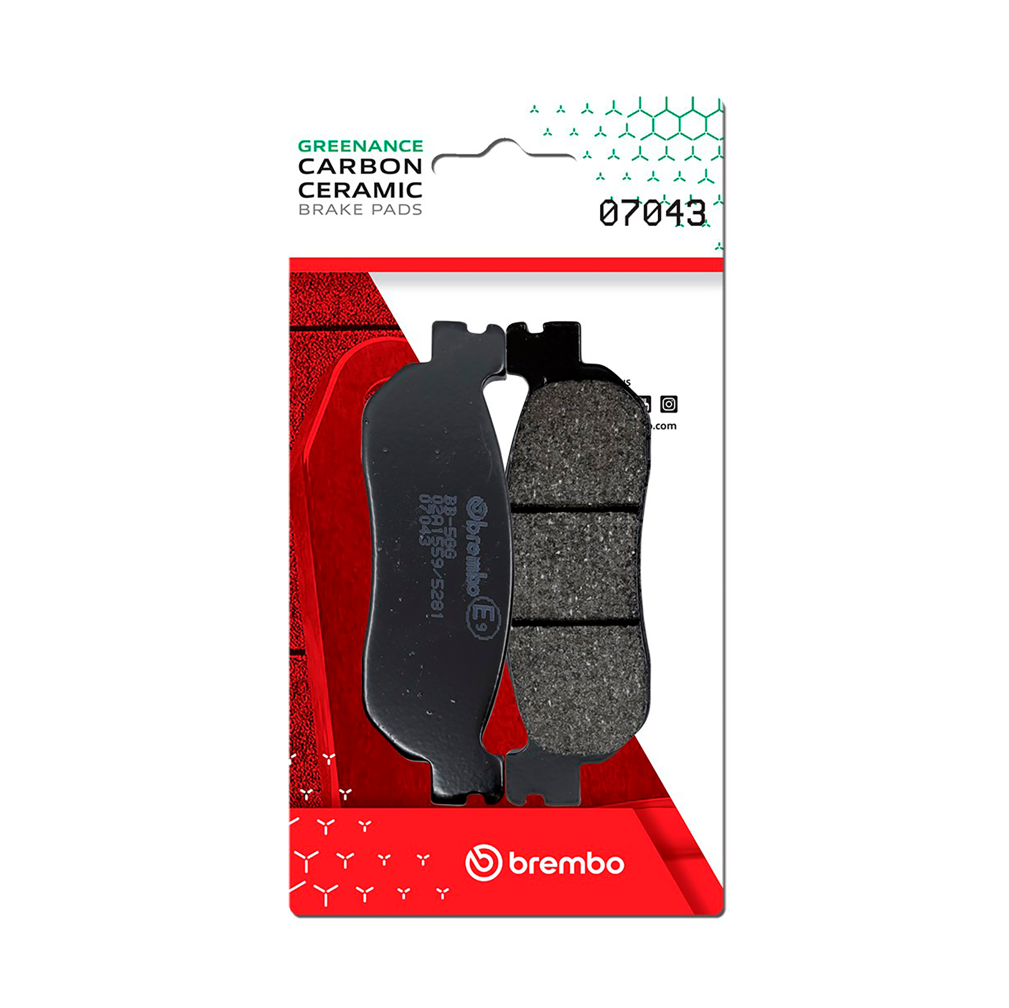 Brzdové obloženie BREMBO 07043 CC SCOOTER