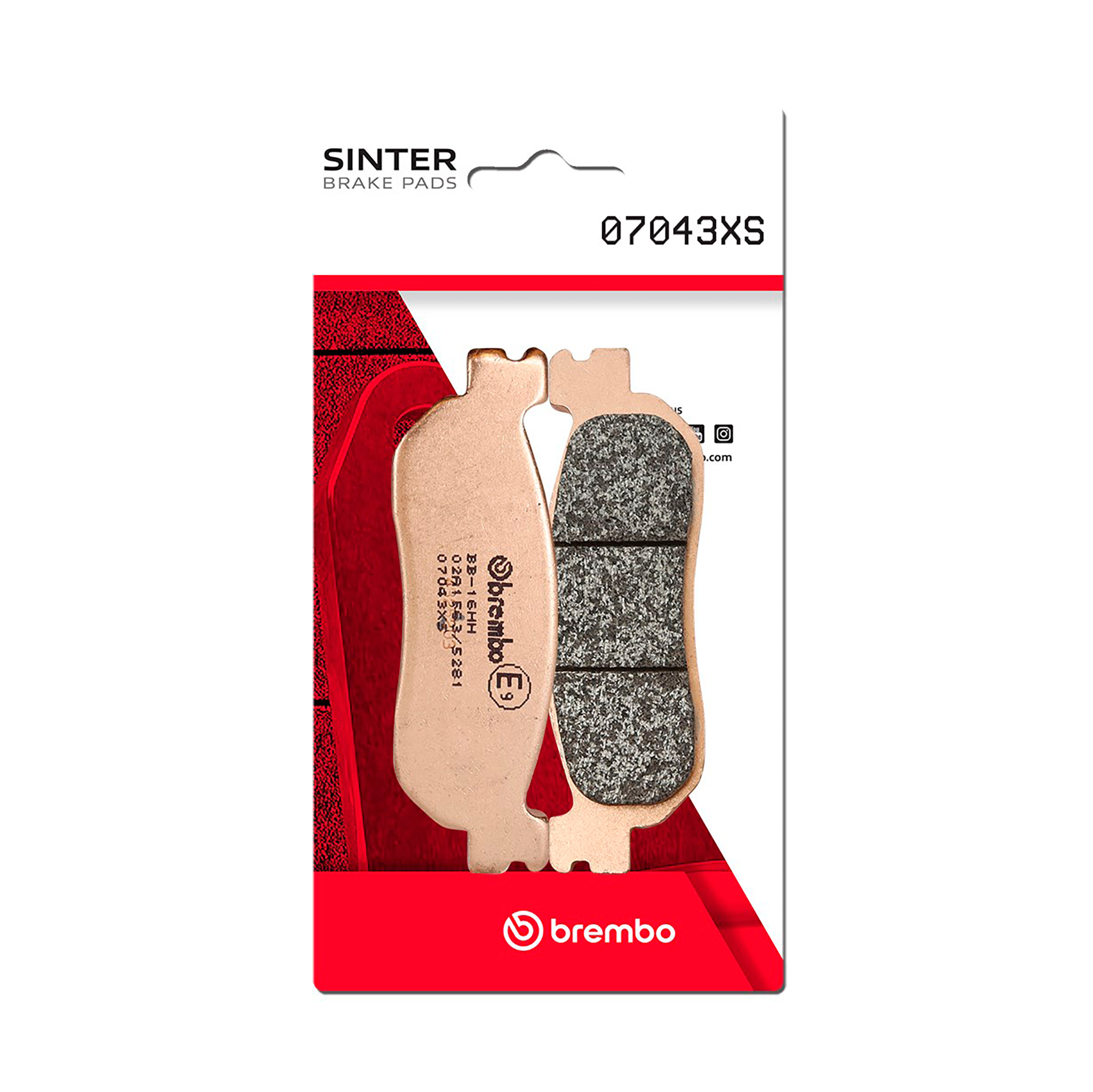 Brzdové obloženie BREMBO 07043XS