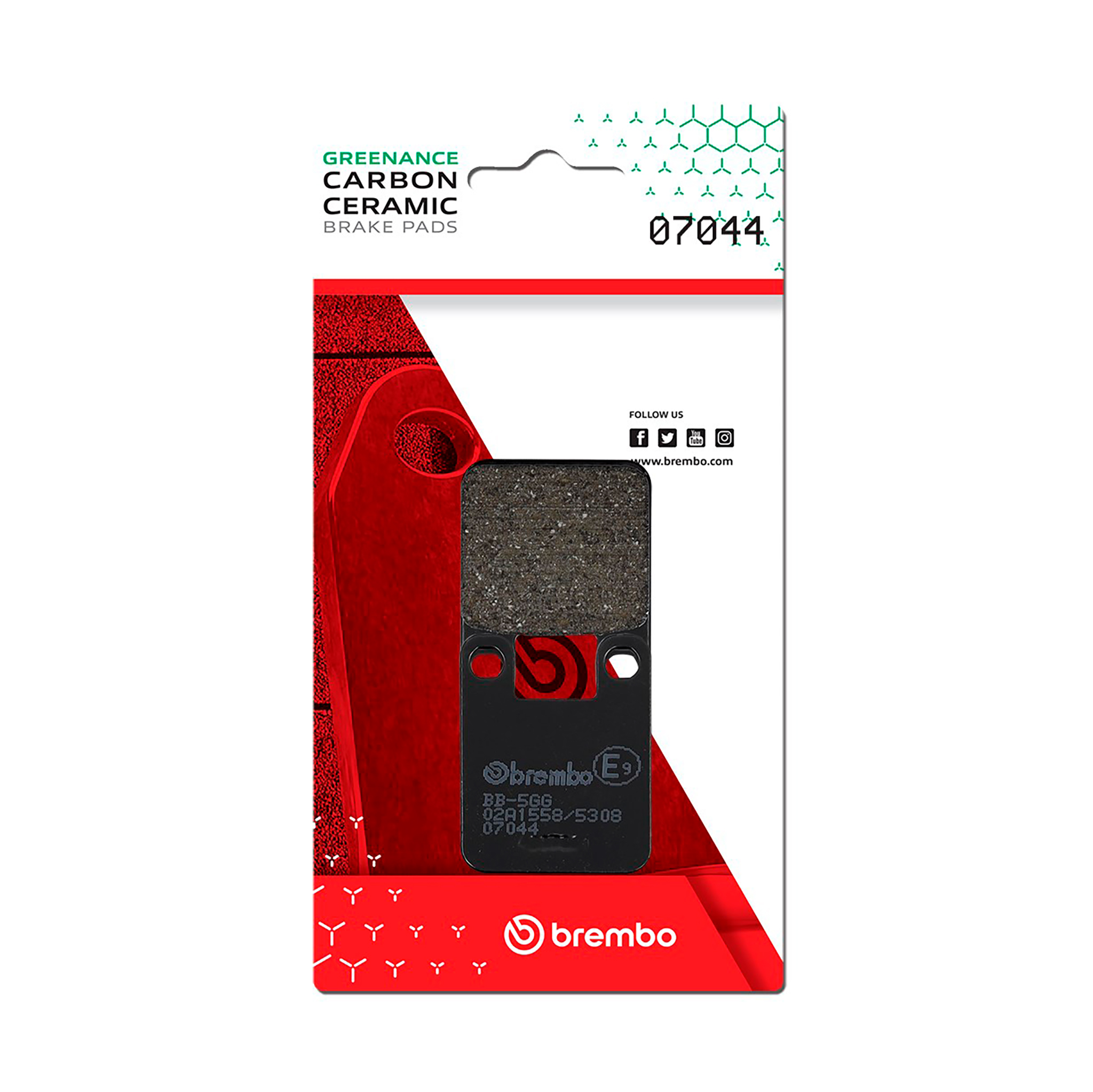 Brzdové obloženie BREMBO 07044 CC SCOOTER