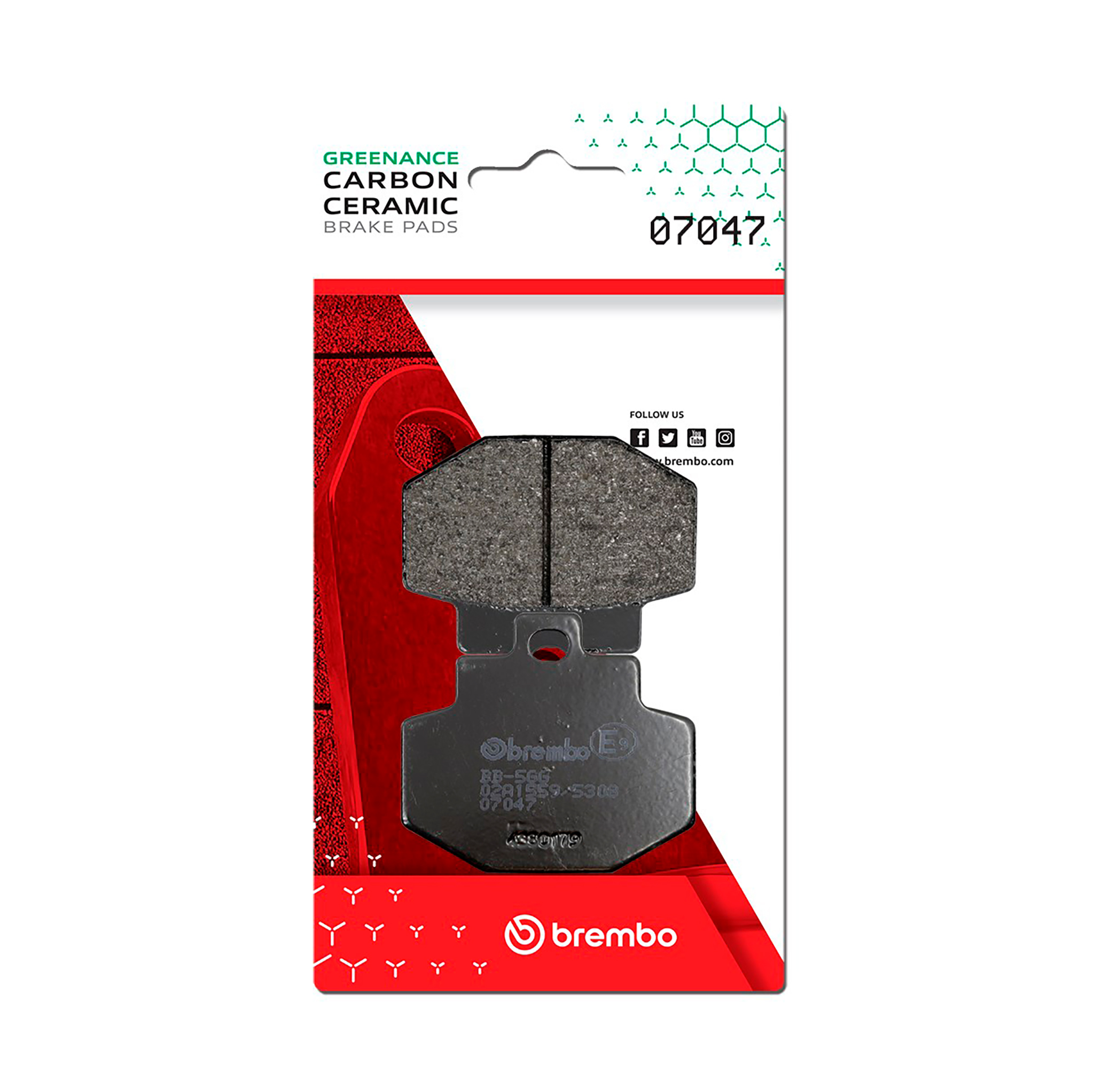 Brzdové obloženie BREMBO 07047 CC SCOOTER