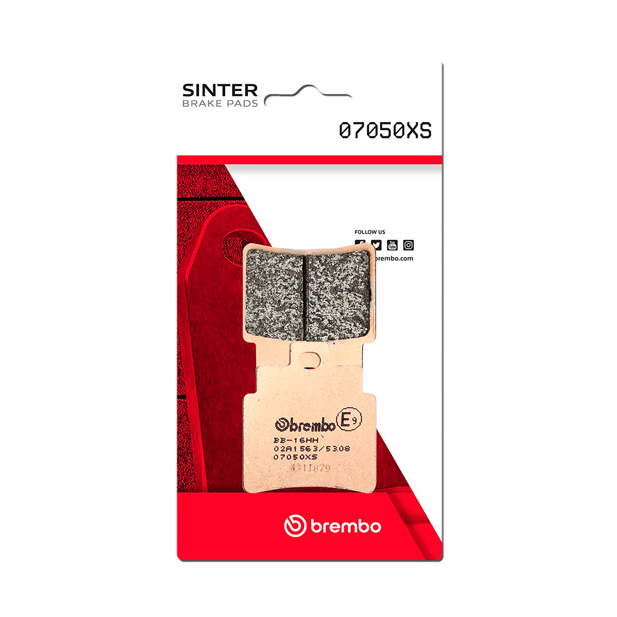 Brzdové obloženie BREMBO 07050XS