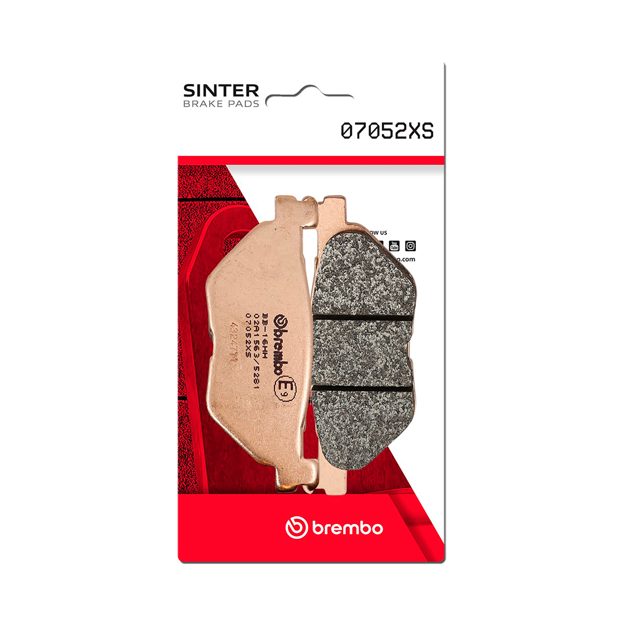 Brzdové obloženie BREMBO 07052XS