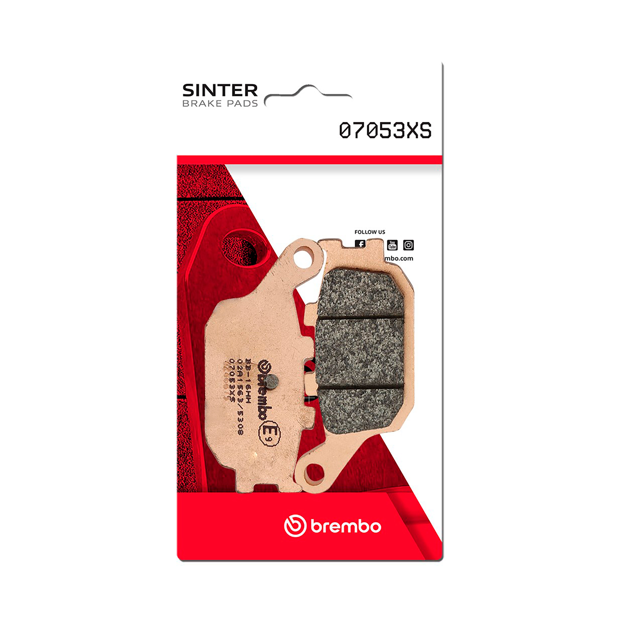 Brzdové obloženie BREMBO 07053XS pre HONDA Jazz 250 2001-2004, HONDA NSS 250 Forza 2000-2004