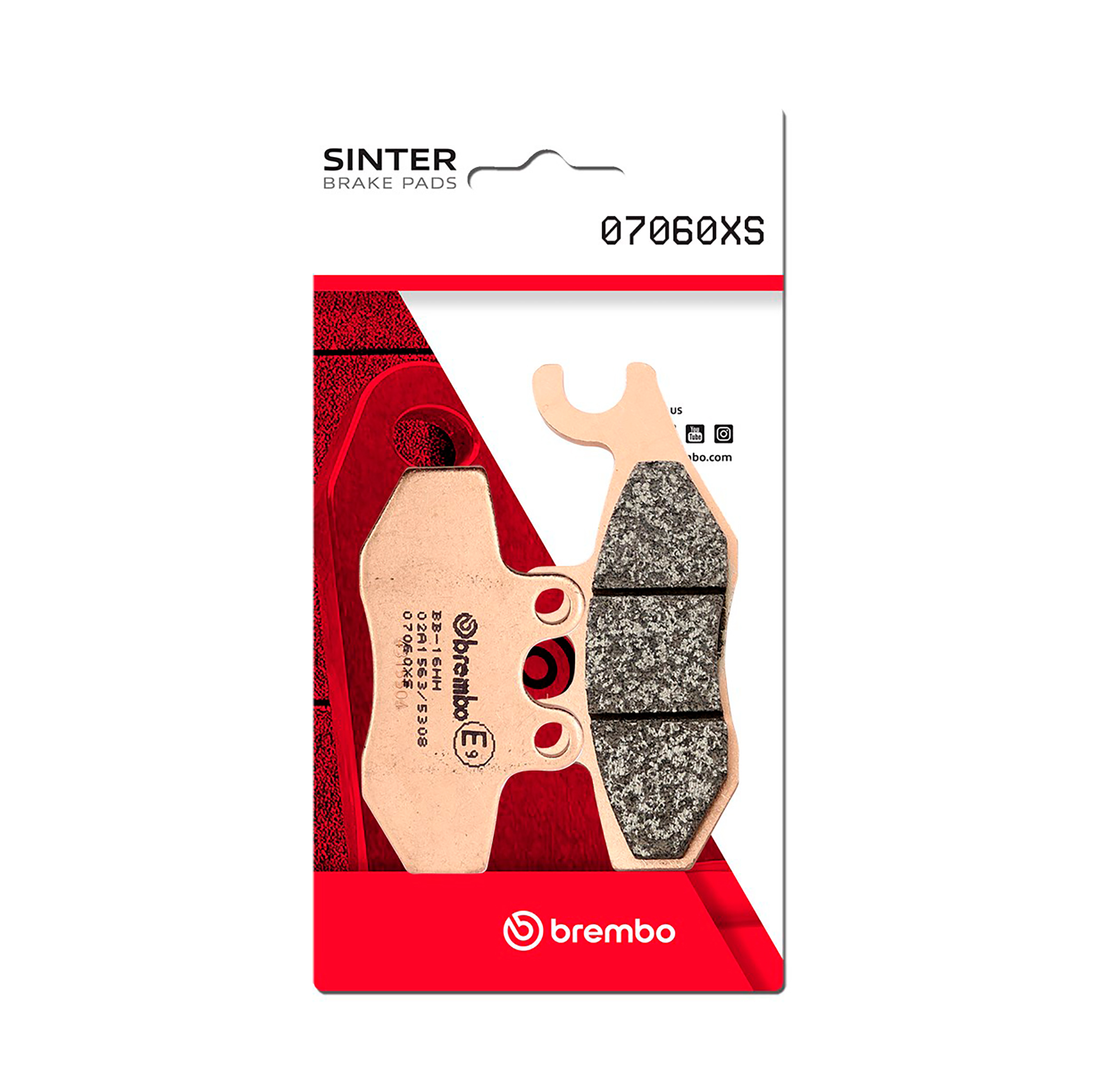 Brzdové obloženie BREMBO 07060XS