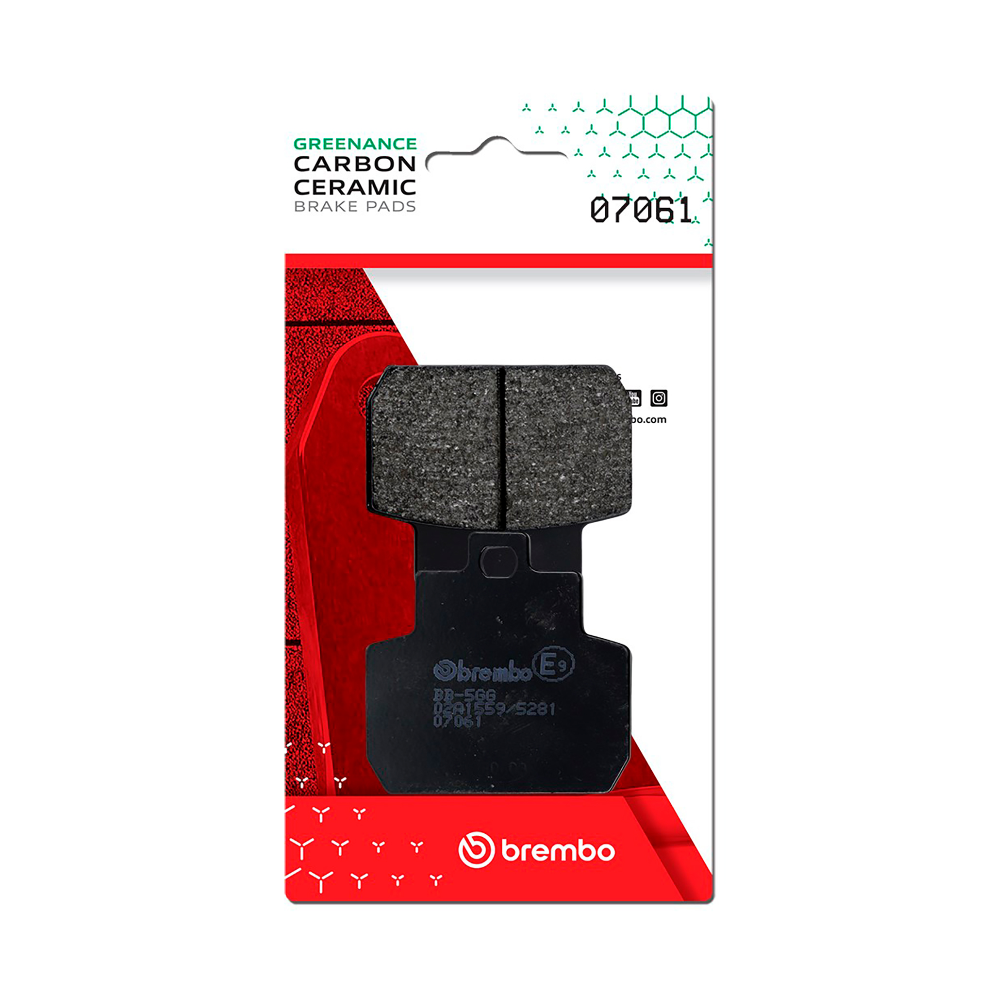 Brzdové obloženie BREMBO 07061 CC SCOOTER