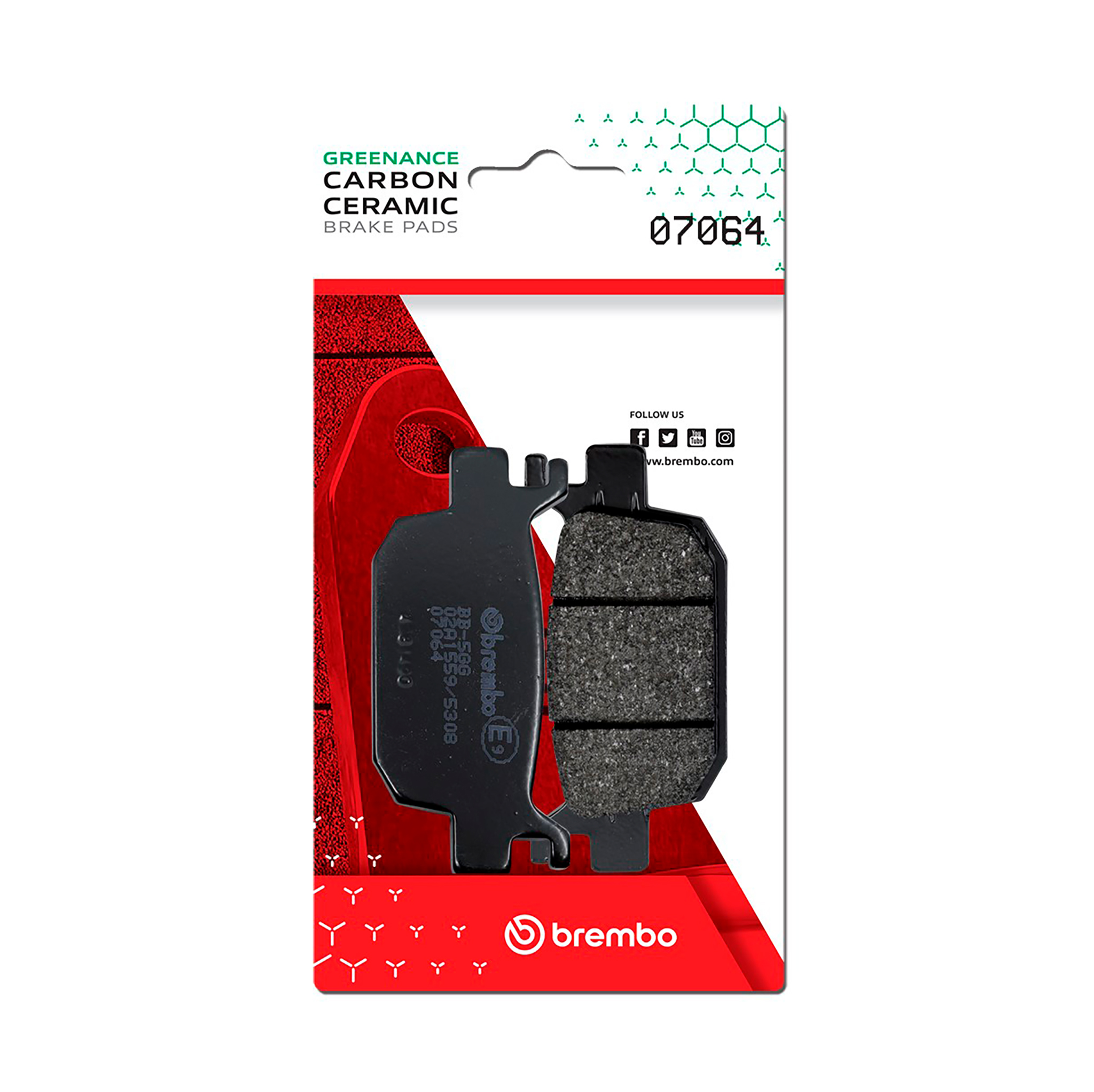 Brzdové obloženie BREMBO 07064 CC SCOOTER