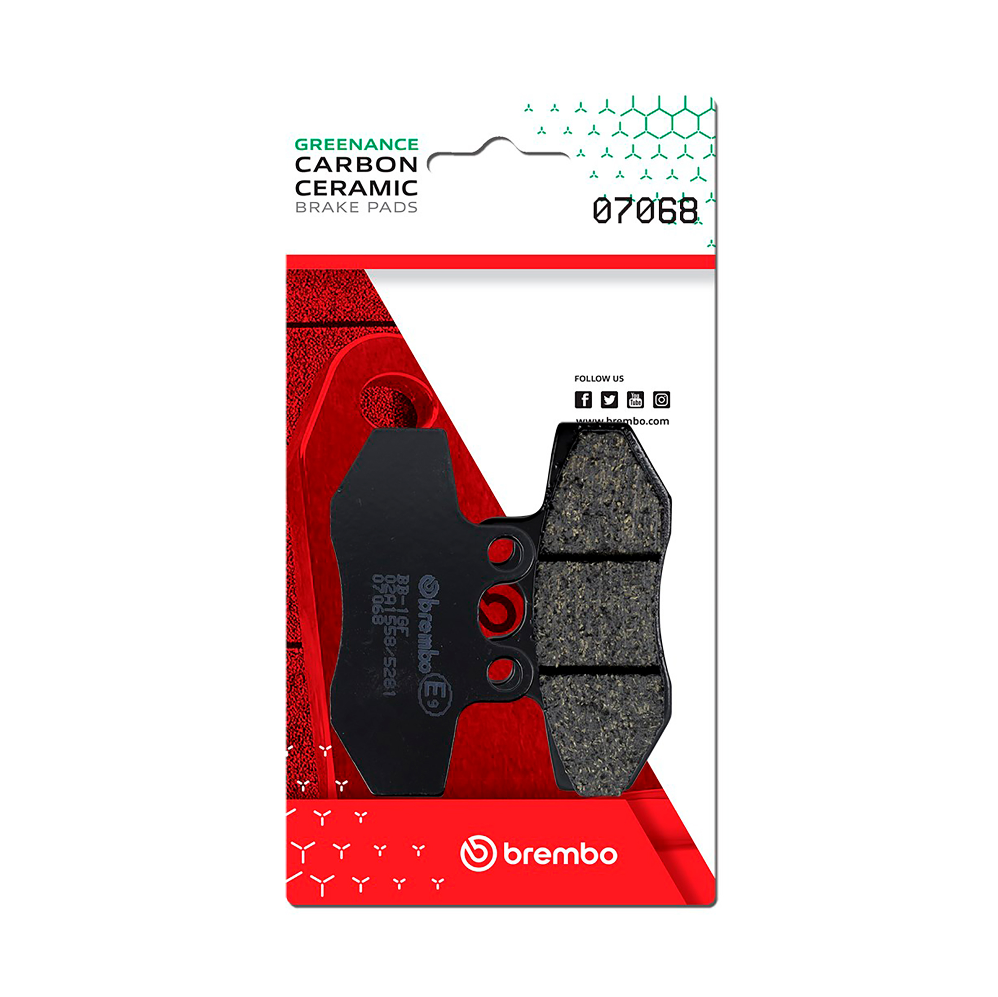 Brzdové obloženie BREMBO 07068 CC SCOOTER