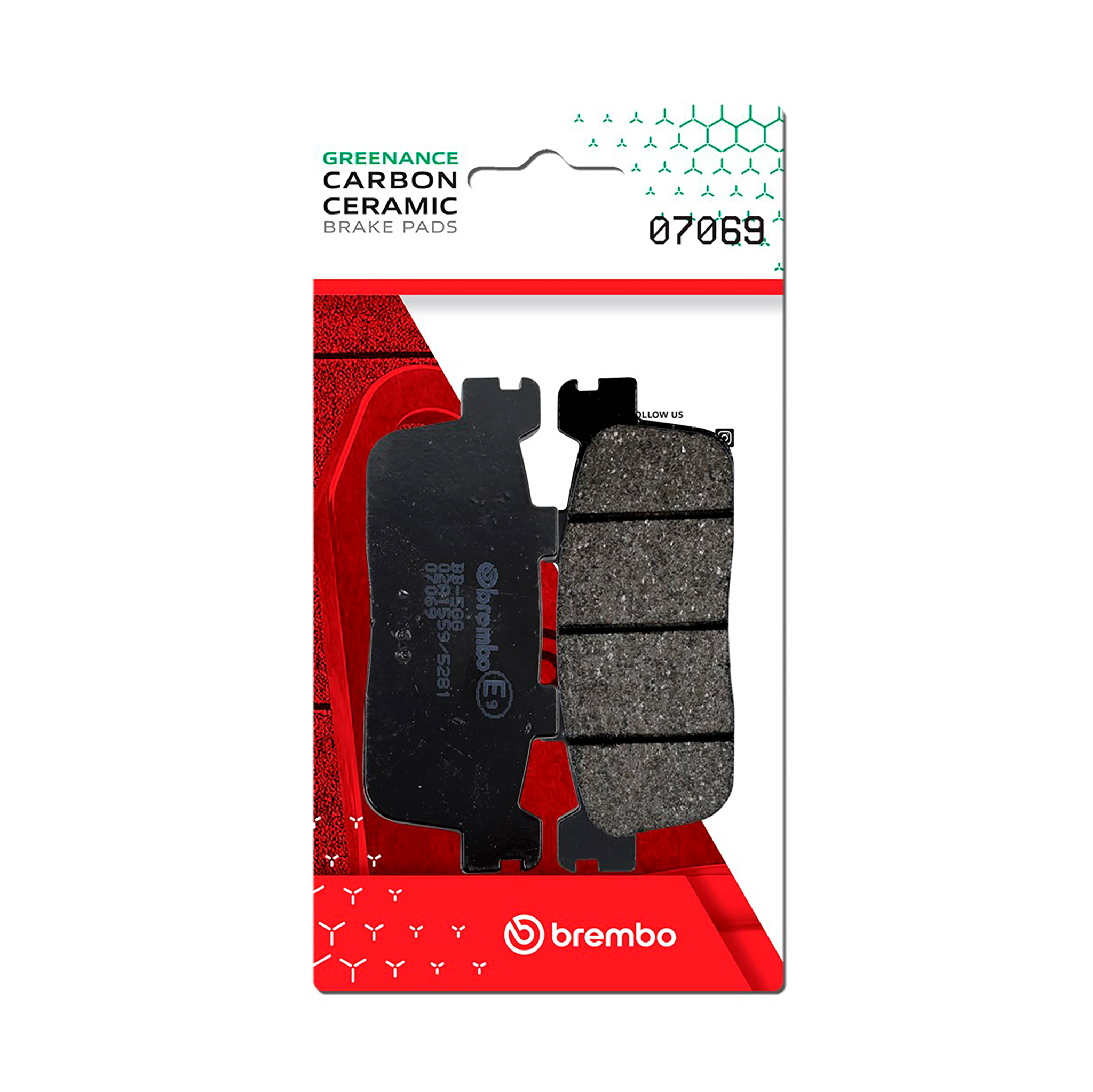 Brzdové obloženie BREMBO 07069 CC SCOOTER