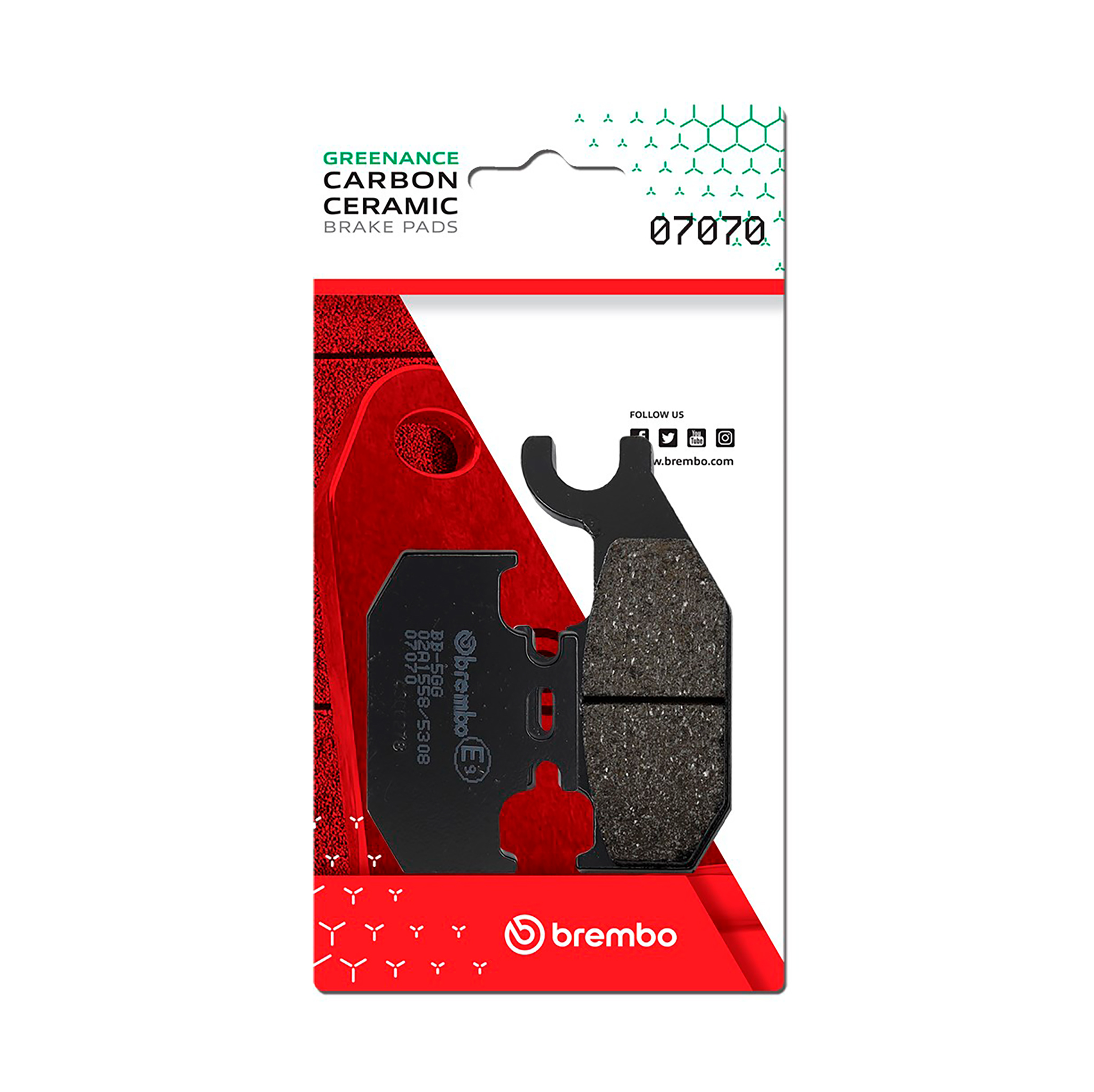 Brzdové obloženie BREMBO 07070 CC SCOOTER