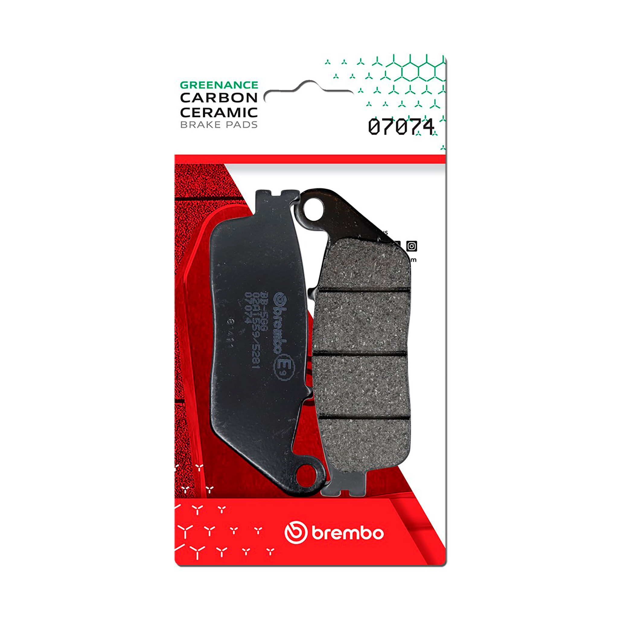 Brzdové obloženie BREMBO 07074 CC SCOOTER