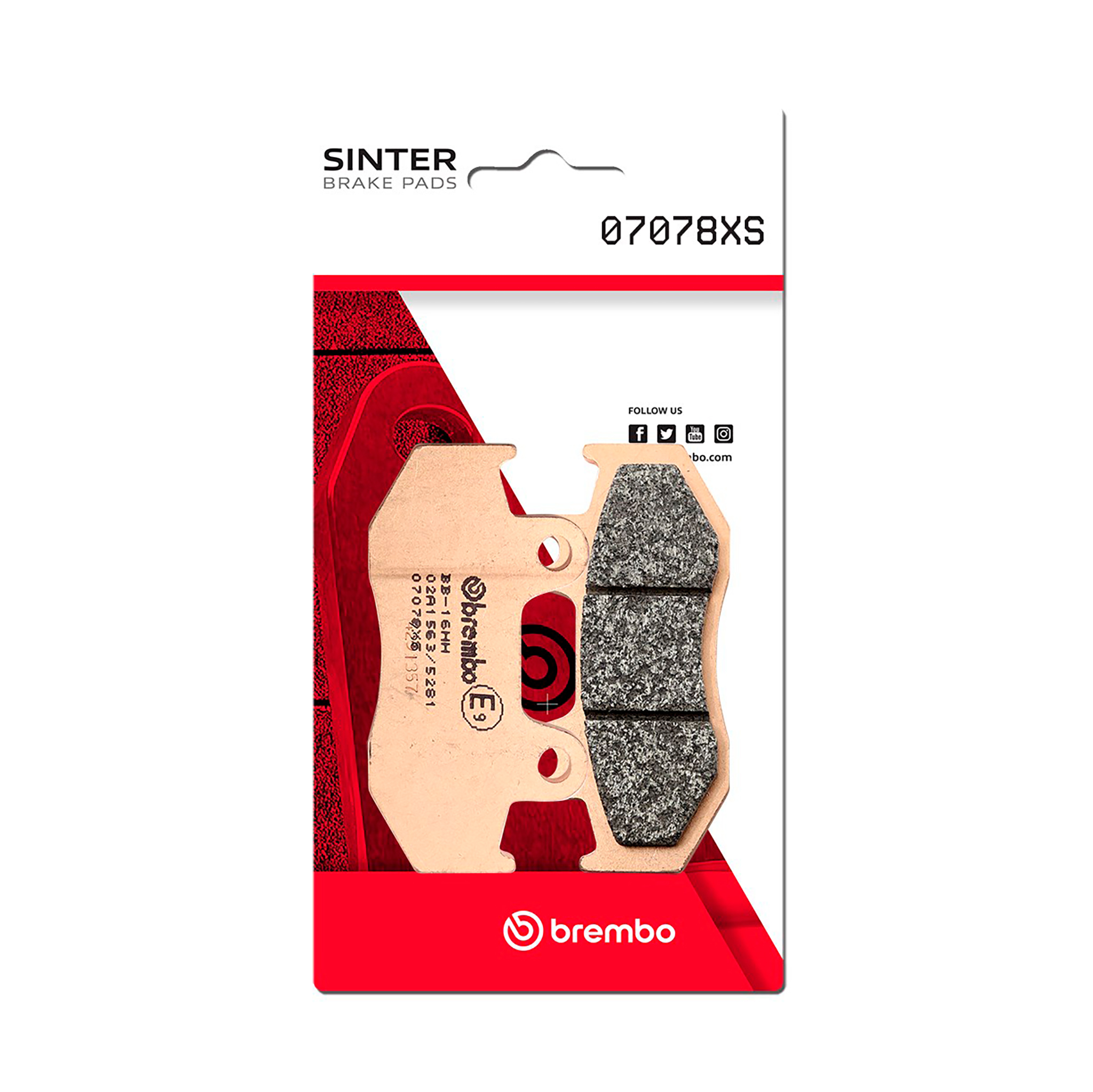 Brzdové obloženie BREMBO 07078XS