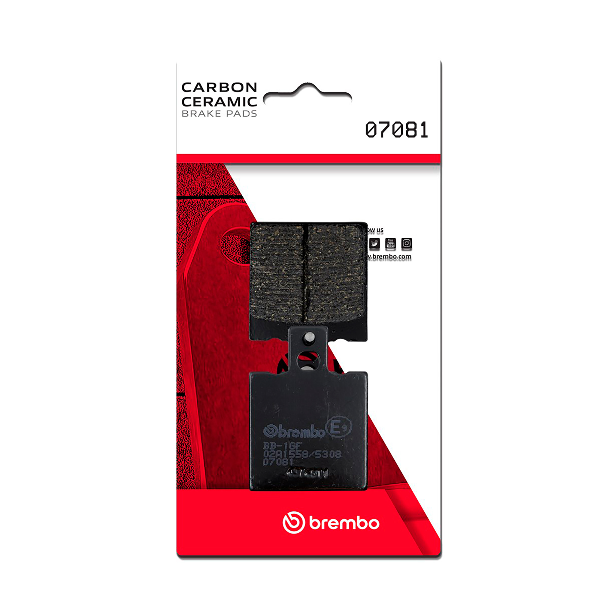 Brzdové obloženie BREMBO 07081 CC SCOOTER