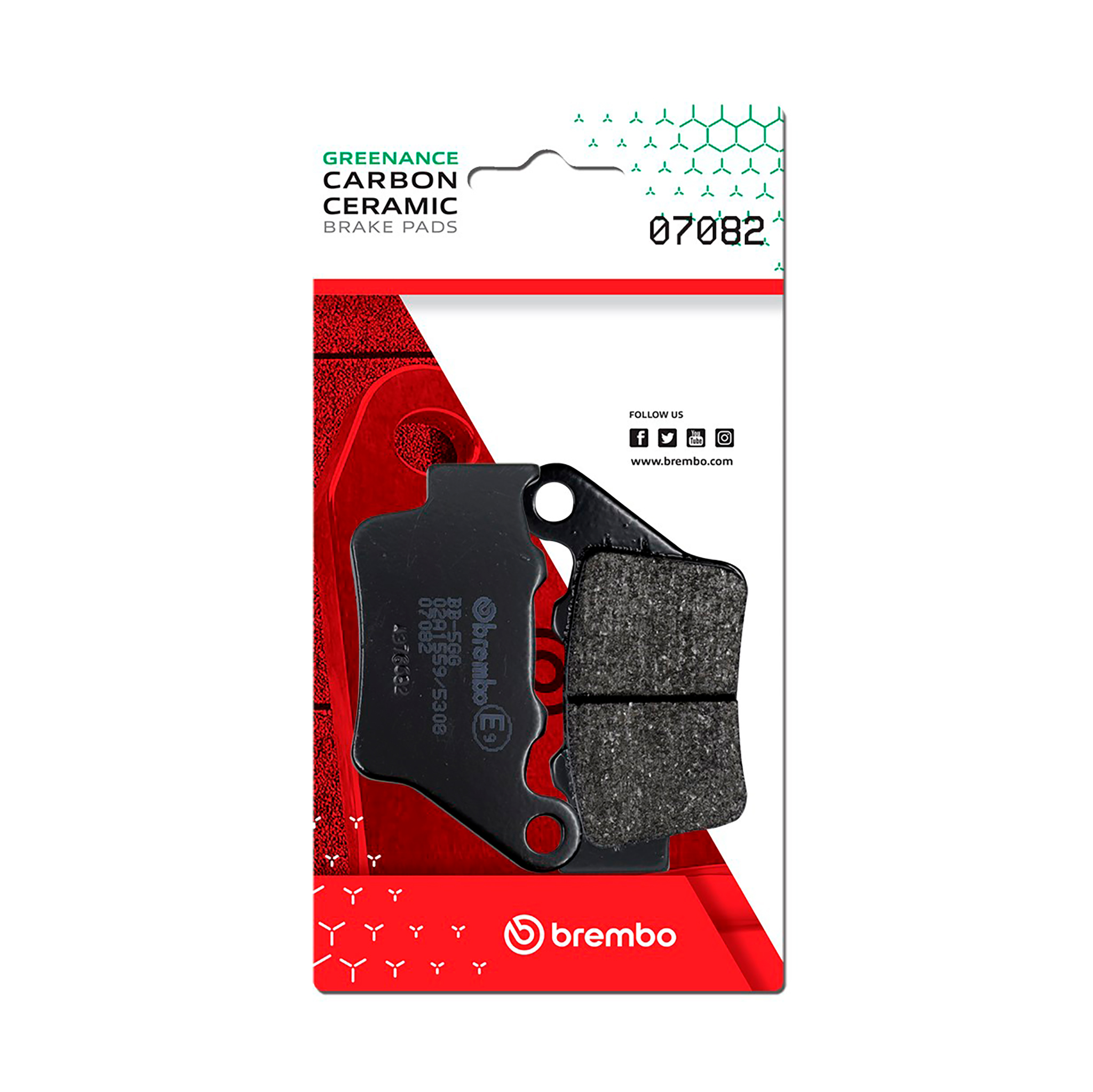 Brzdové obloženie BREMBO 07082 CC SCOOTER